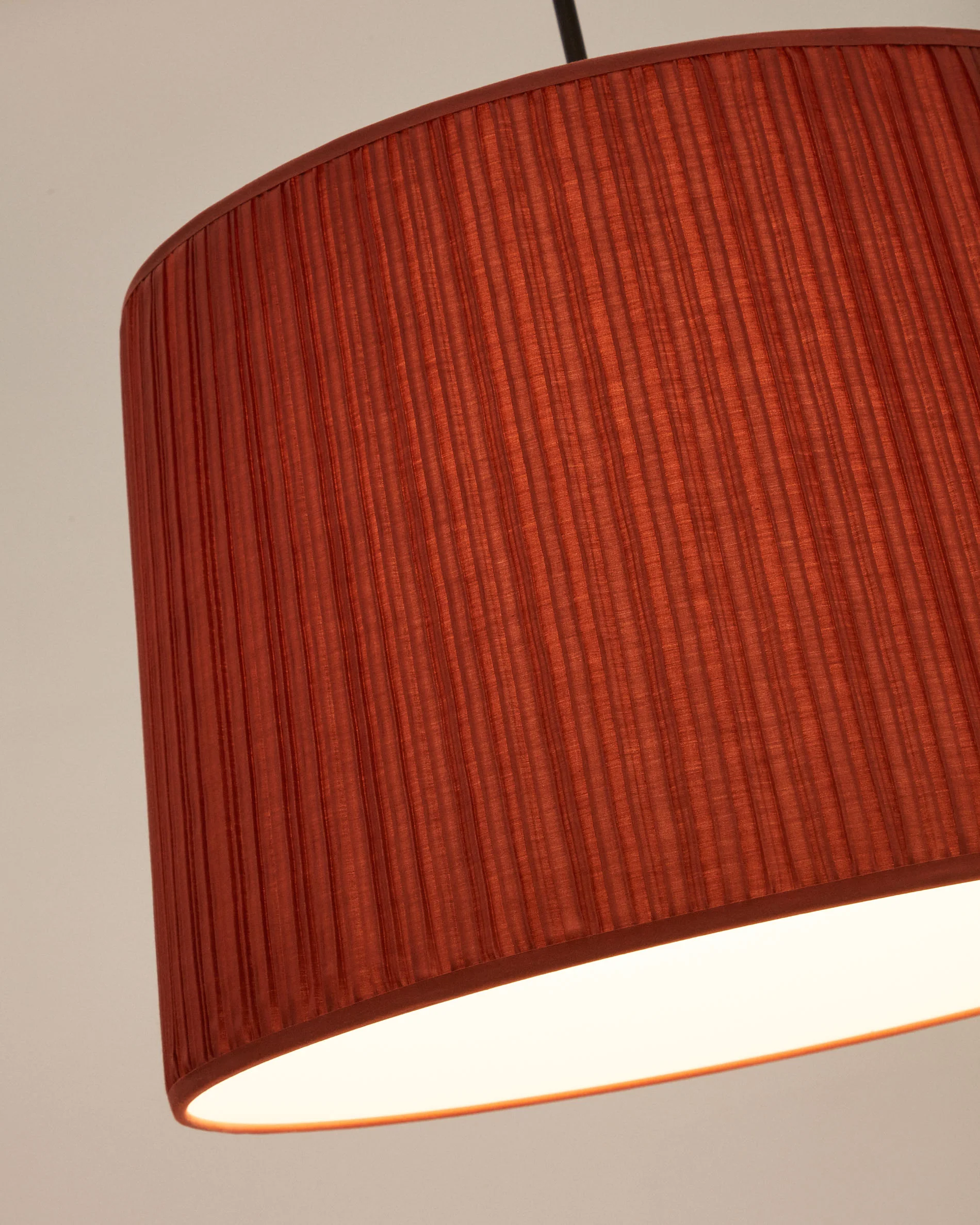Lampenschirm für Deckenleuchte Guash in Terrakotta Ø 50 cm - Image 4