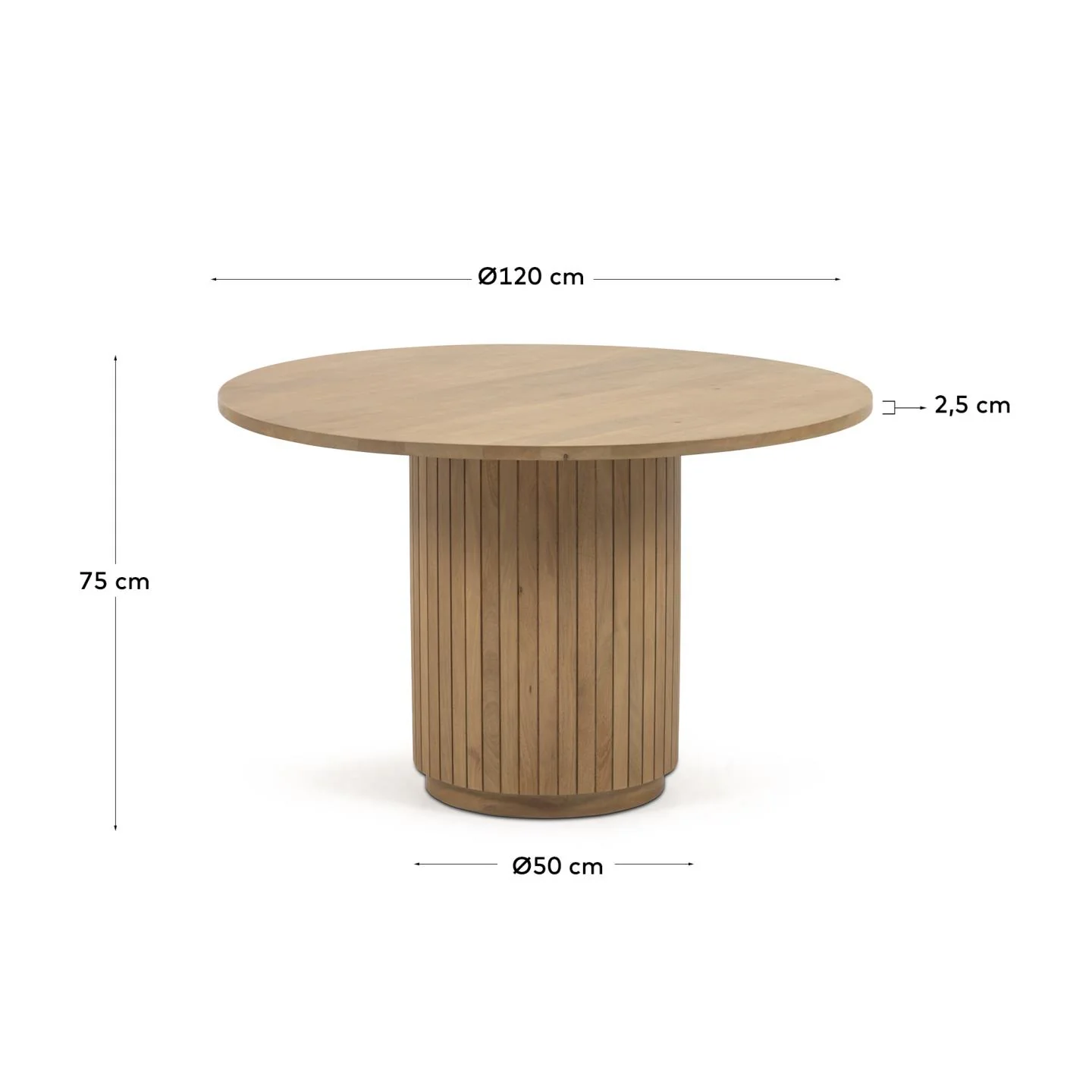 Licia Tisch Natur Ø 120 cm - Image 3