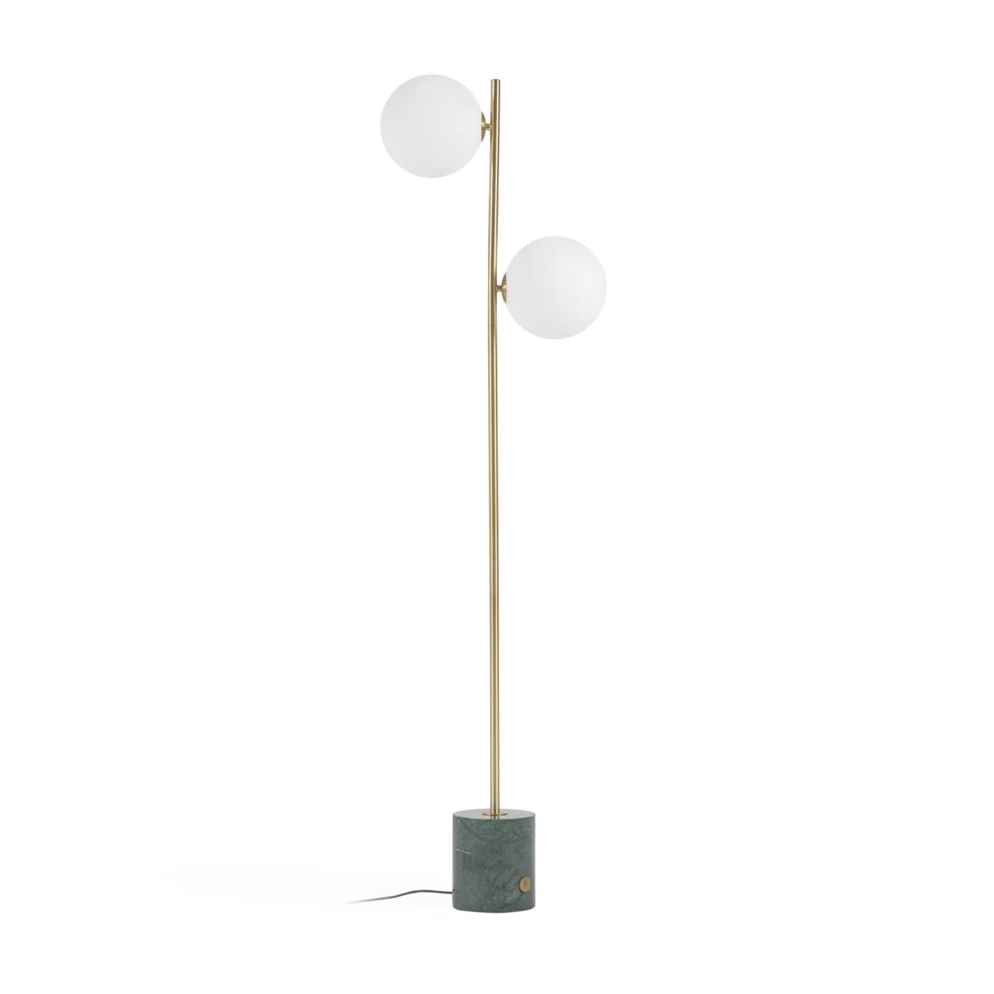 Lonela Stehlampe aus Marmor mit grünem Finish