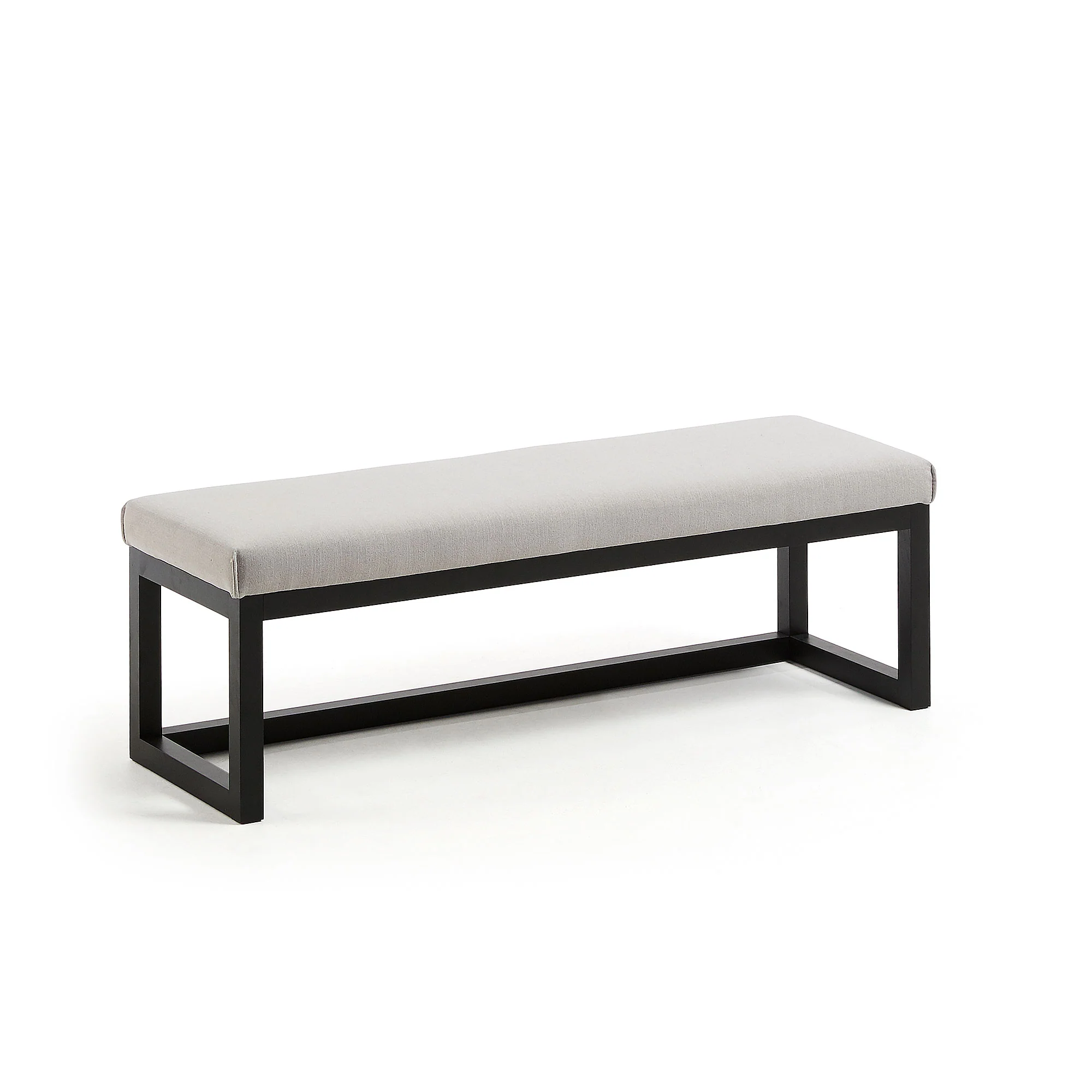 Loya Polsterbank in Grau 128 cm