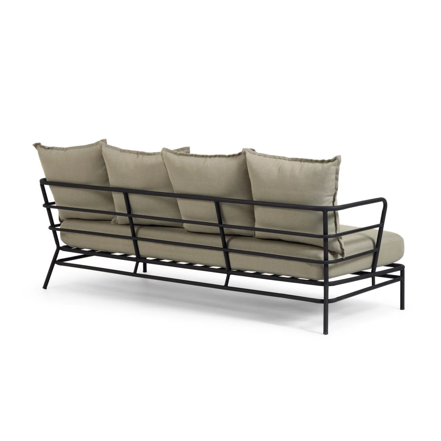 Mareluz 3-Sitzersofa aus schwarzem Stahl 197 cm - Image 8