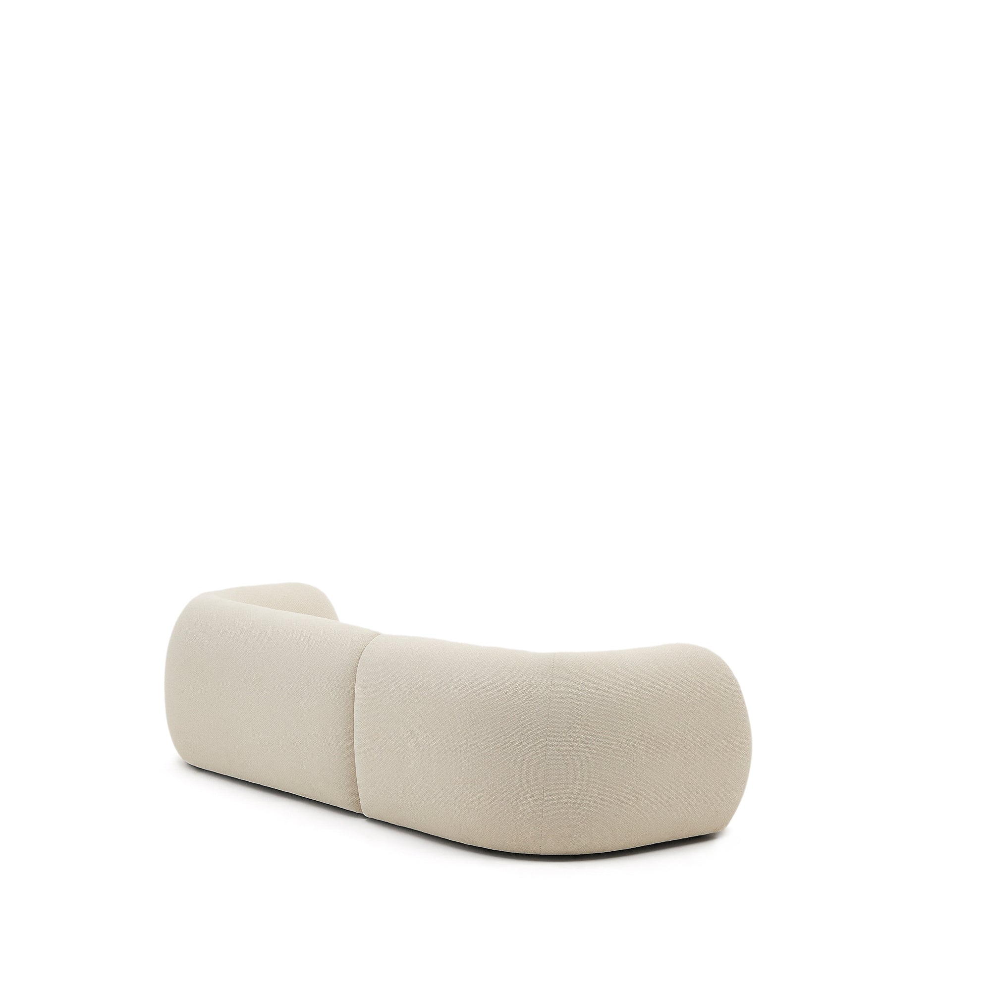 Martina modulares 3-Sitzer-Sofa in Chenille mit Chaiselongue rechts Farbe Ecru 287 cm - Image 7