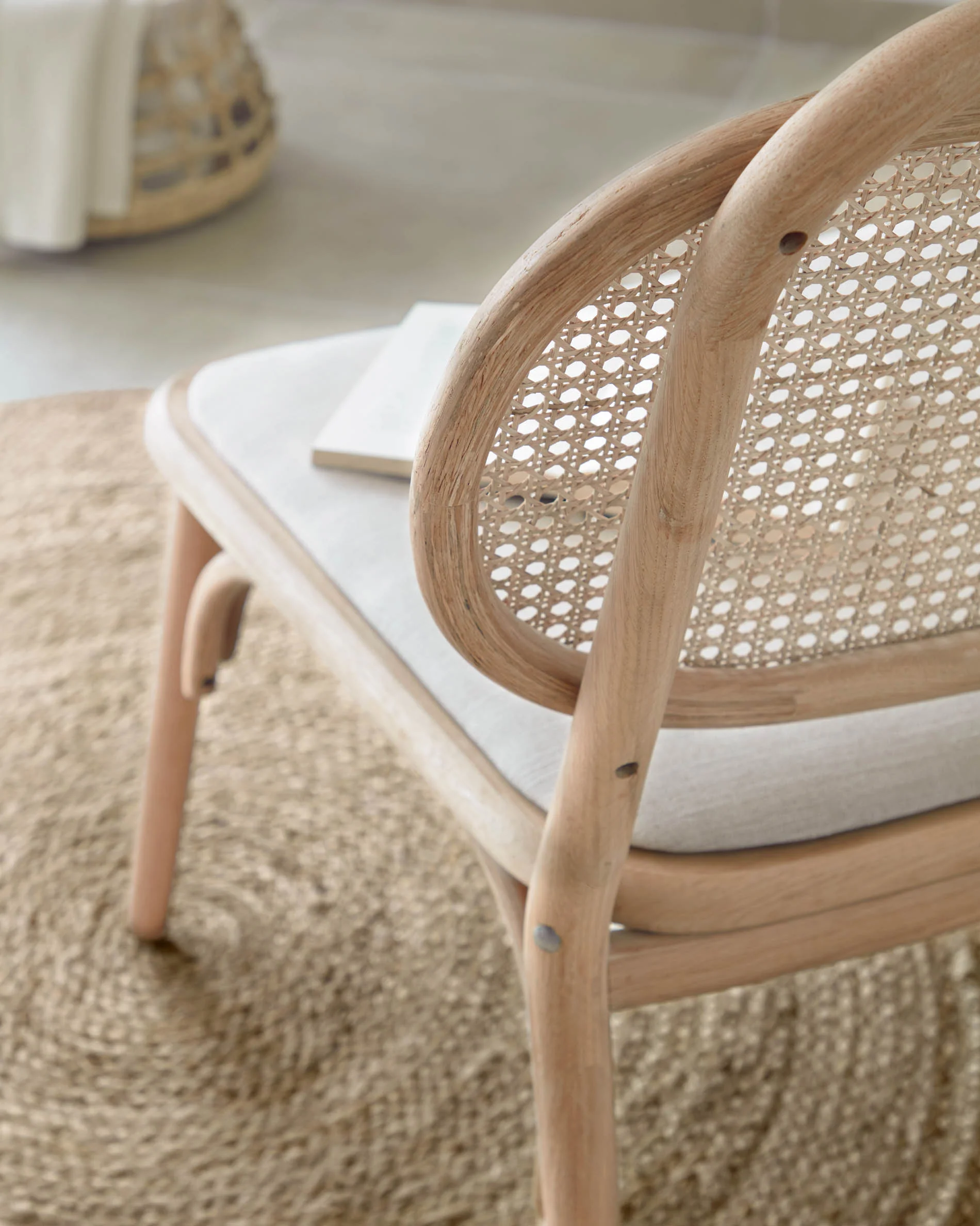 Doriane Sessel aus massiver Eiche mit Naturfinish und gepolstertem Sitz - Image 3