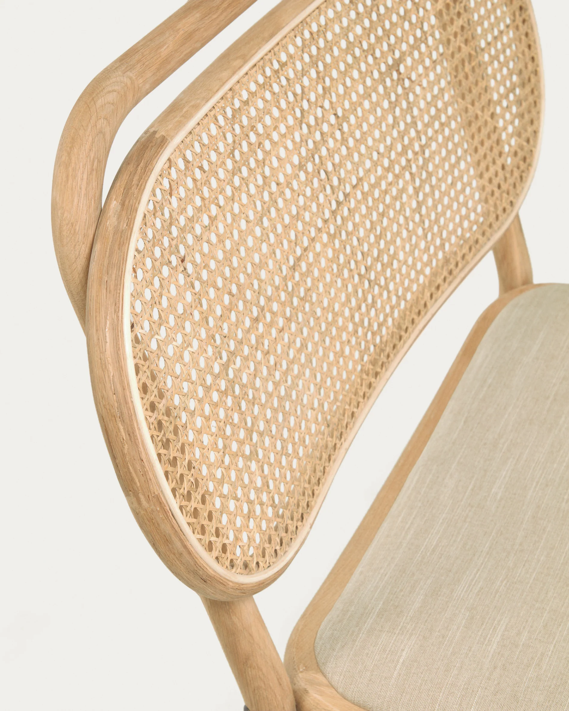 Doriane Sessel aus massiver Eiche mit Naturfinish und gepolstertem Sitz - Image 8