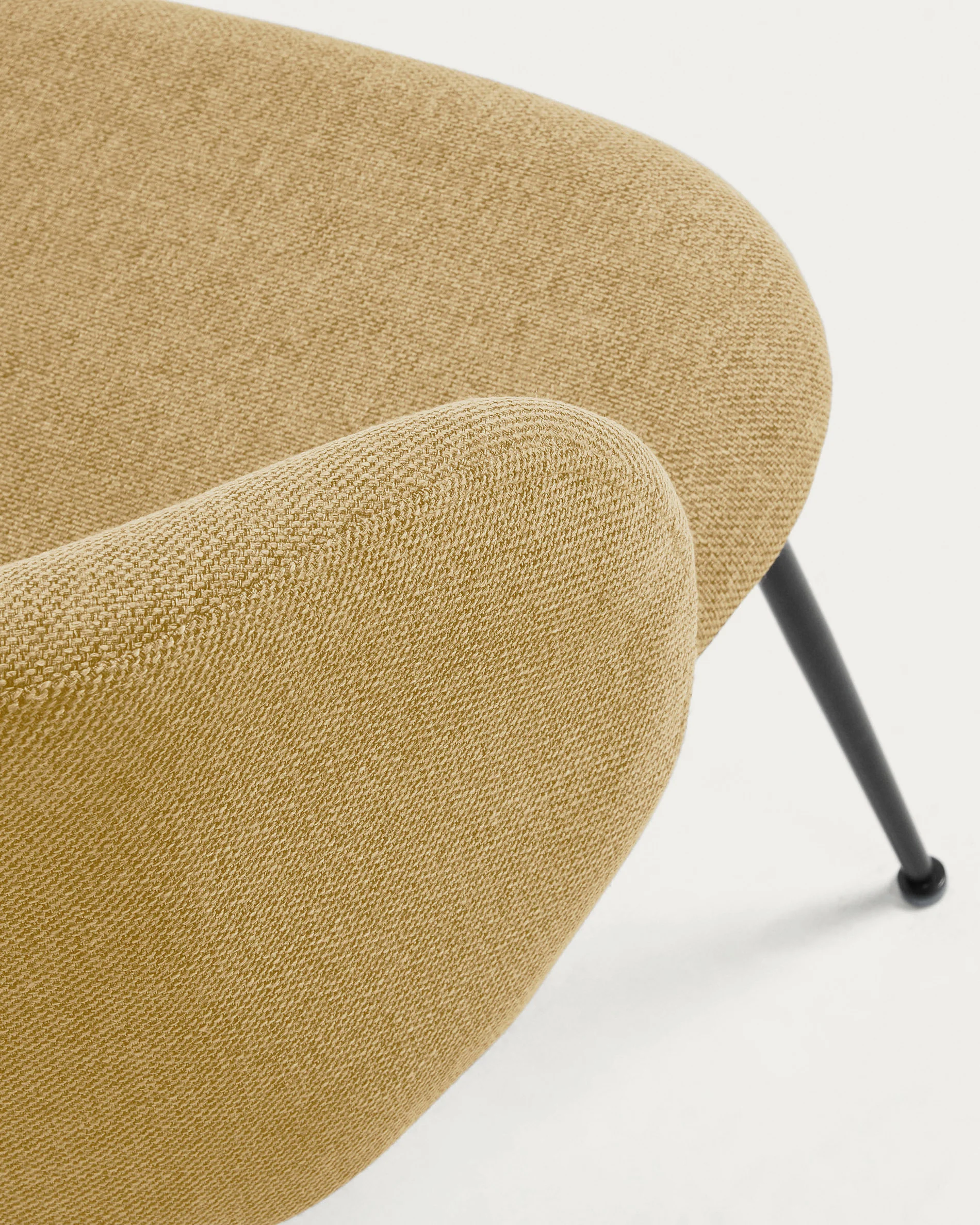Minna Stuhl senfgelb und Stahlbeine mit schwarzem Finish - Image 8