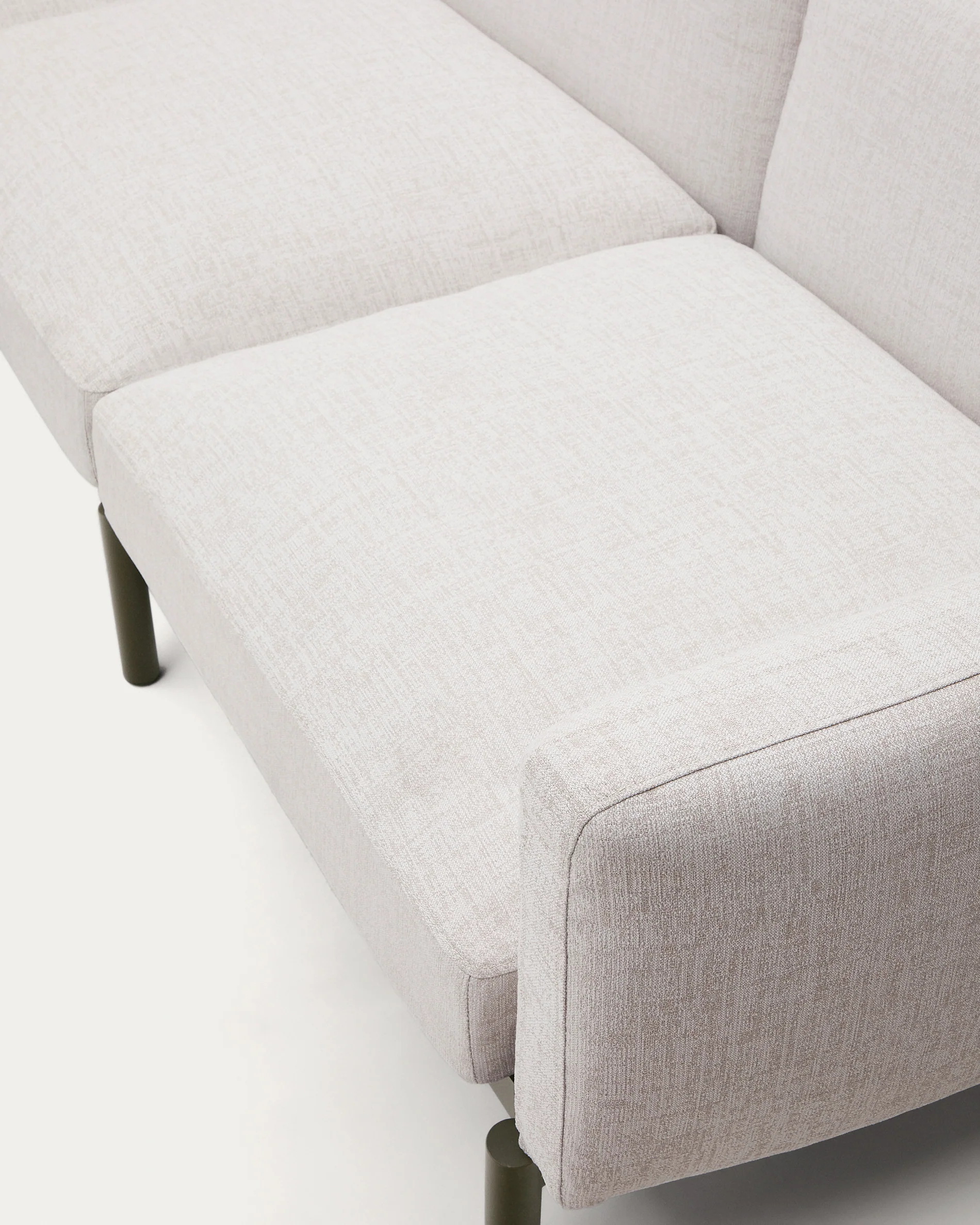 Modulares 2-Sitzer-Sofa für den Außenbereich Sorells aus Aluminium in grüner Ausführung 171 cm - Image 11