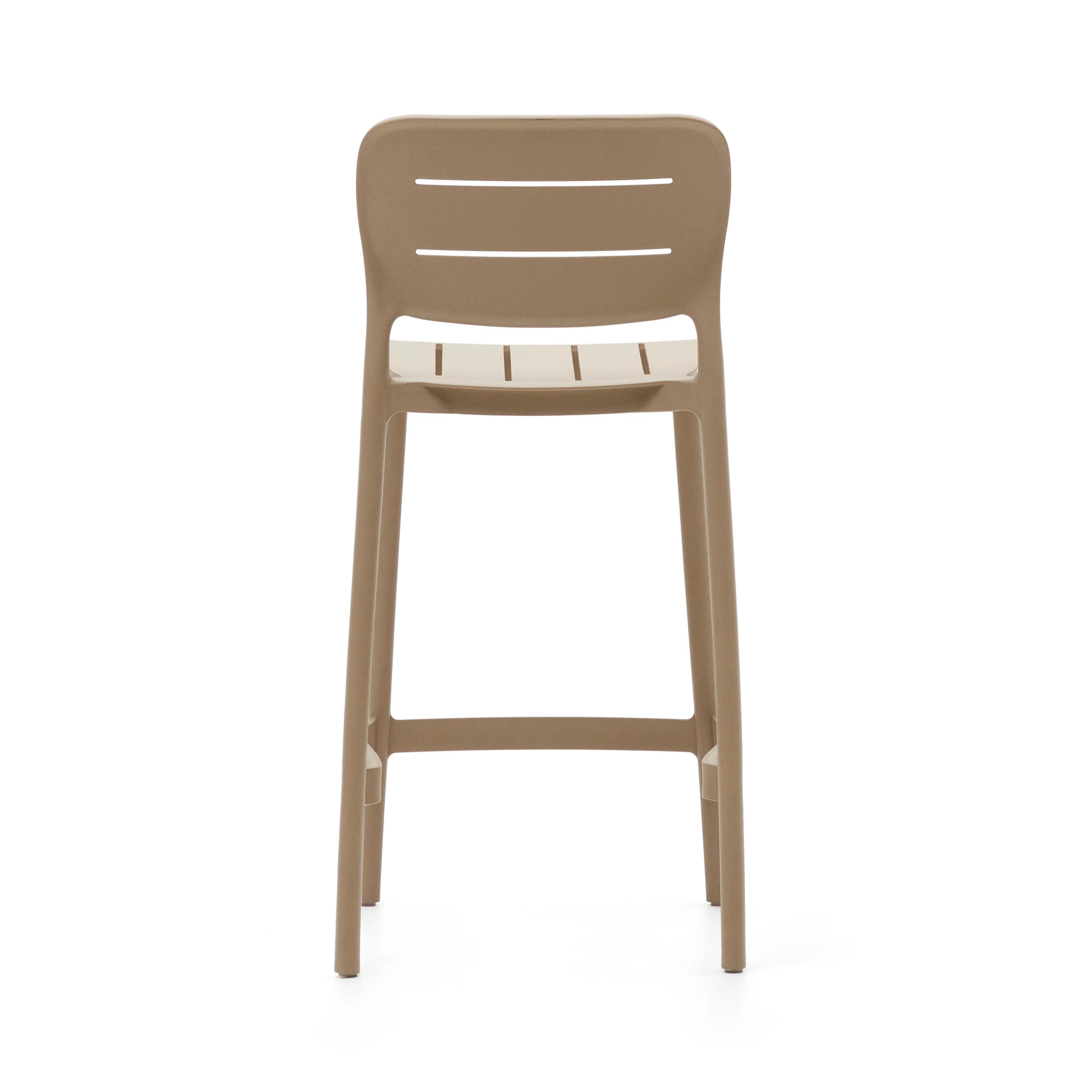 Morella Outdoor-Hocker aus Kunststoff in Beige Höhe 65 cm - Image 10