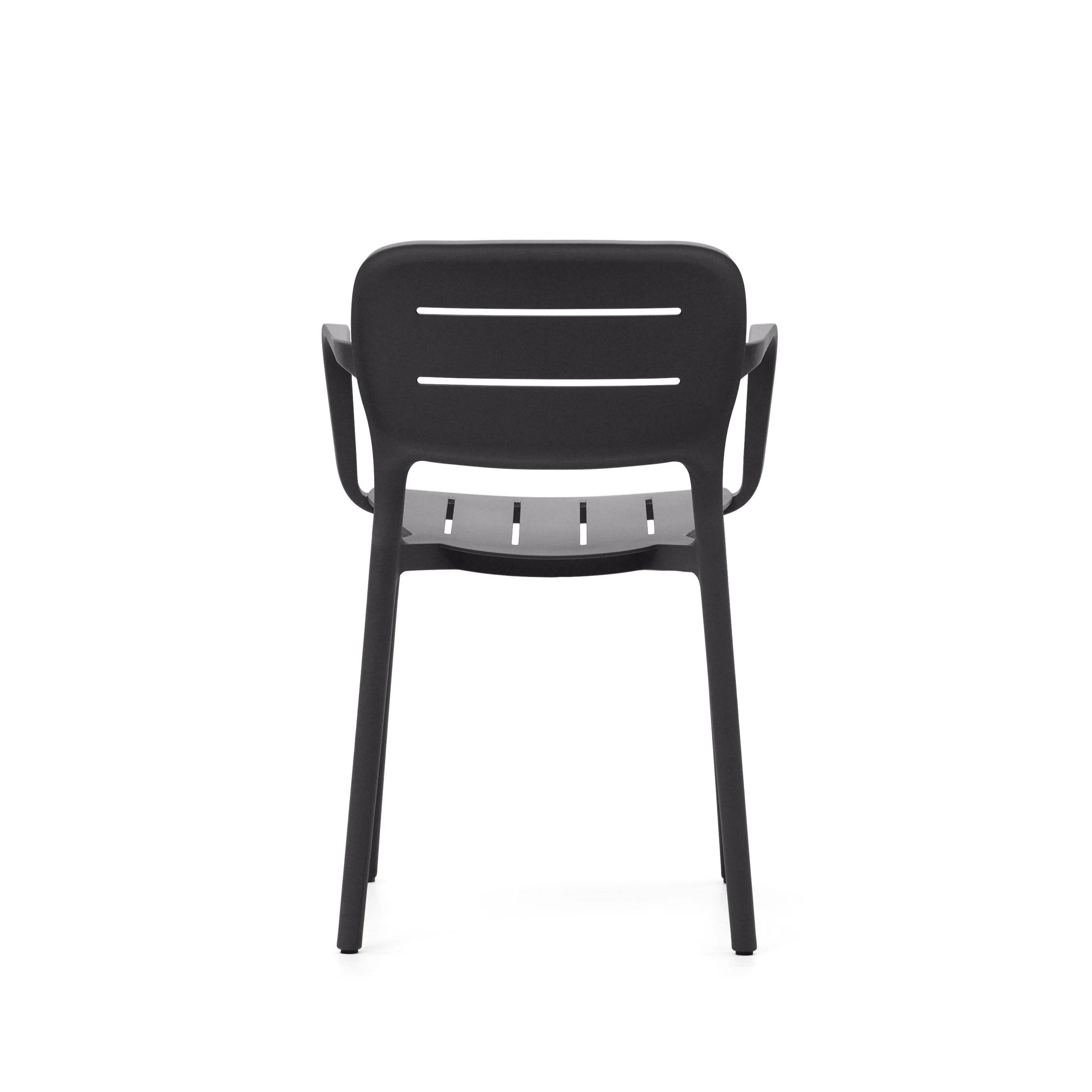 Morella stapelbarer Outdoor-Stuhl in Grau - Image 10