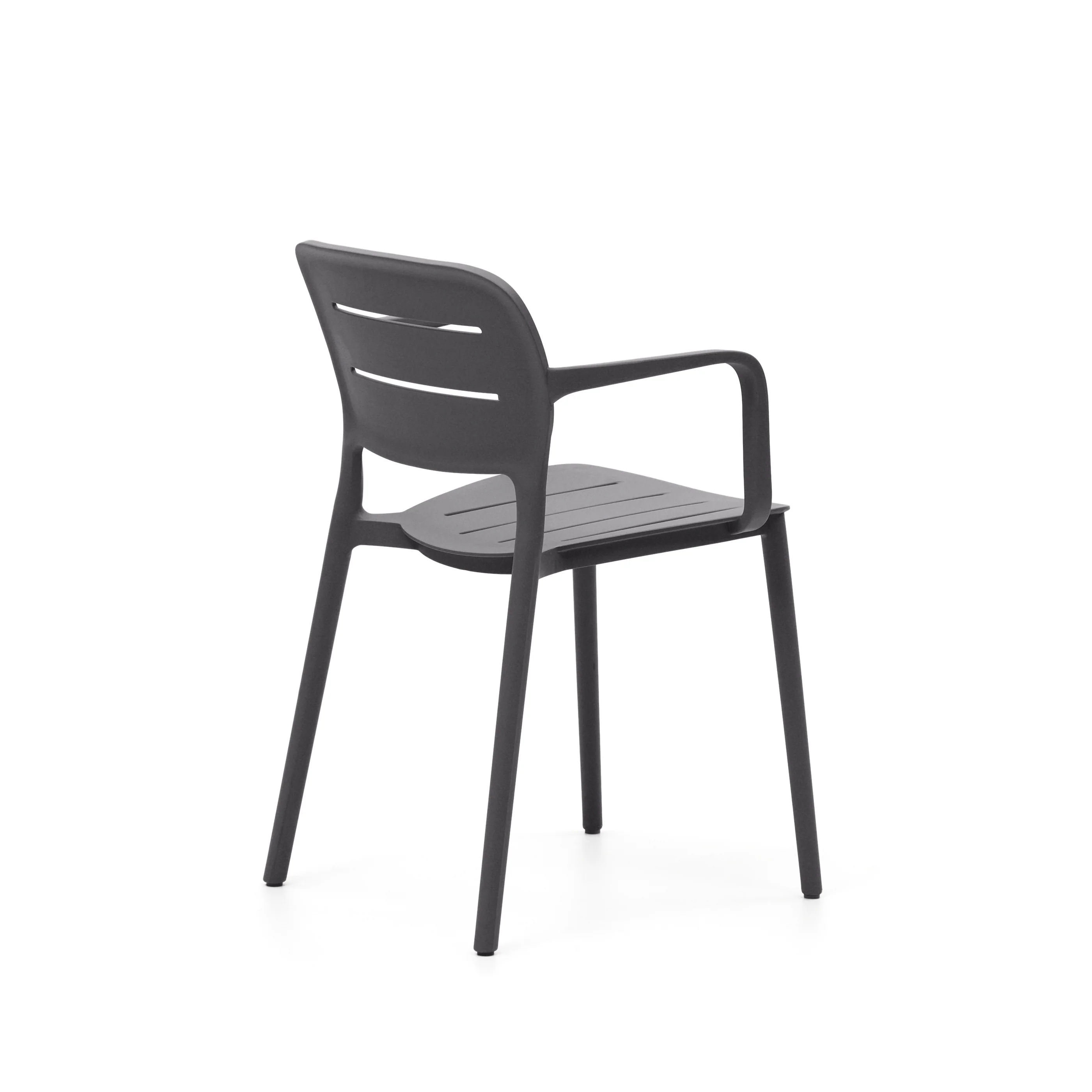 Morella stapelbarer Outdoor-Stuhl in Grau - Image 6