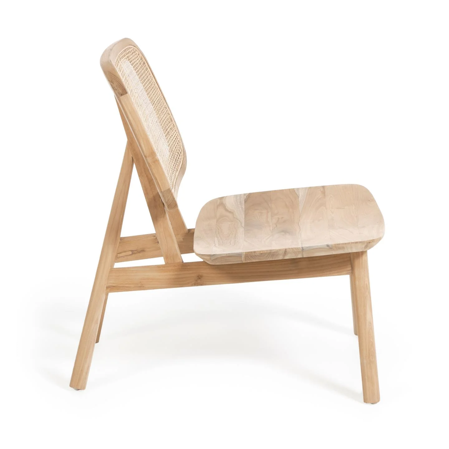 Nadra Sessel aus massivem Teakholz und Rattan - Image 7