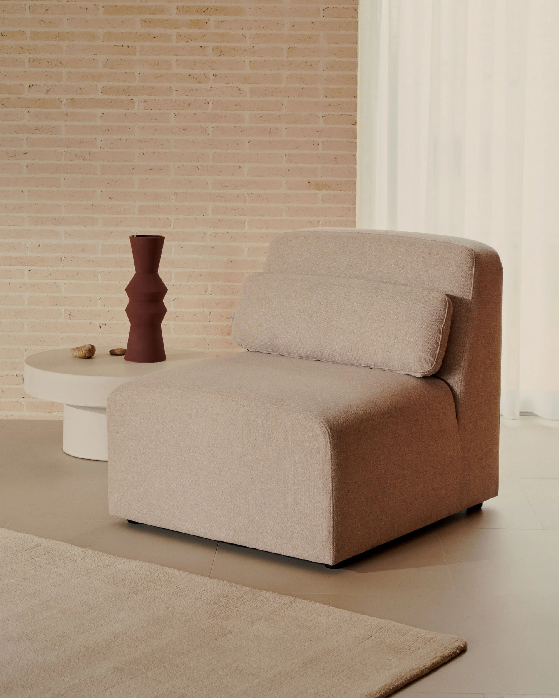 Neom Kissen in Beige 24 x 72 cm - Image 2