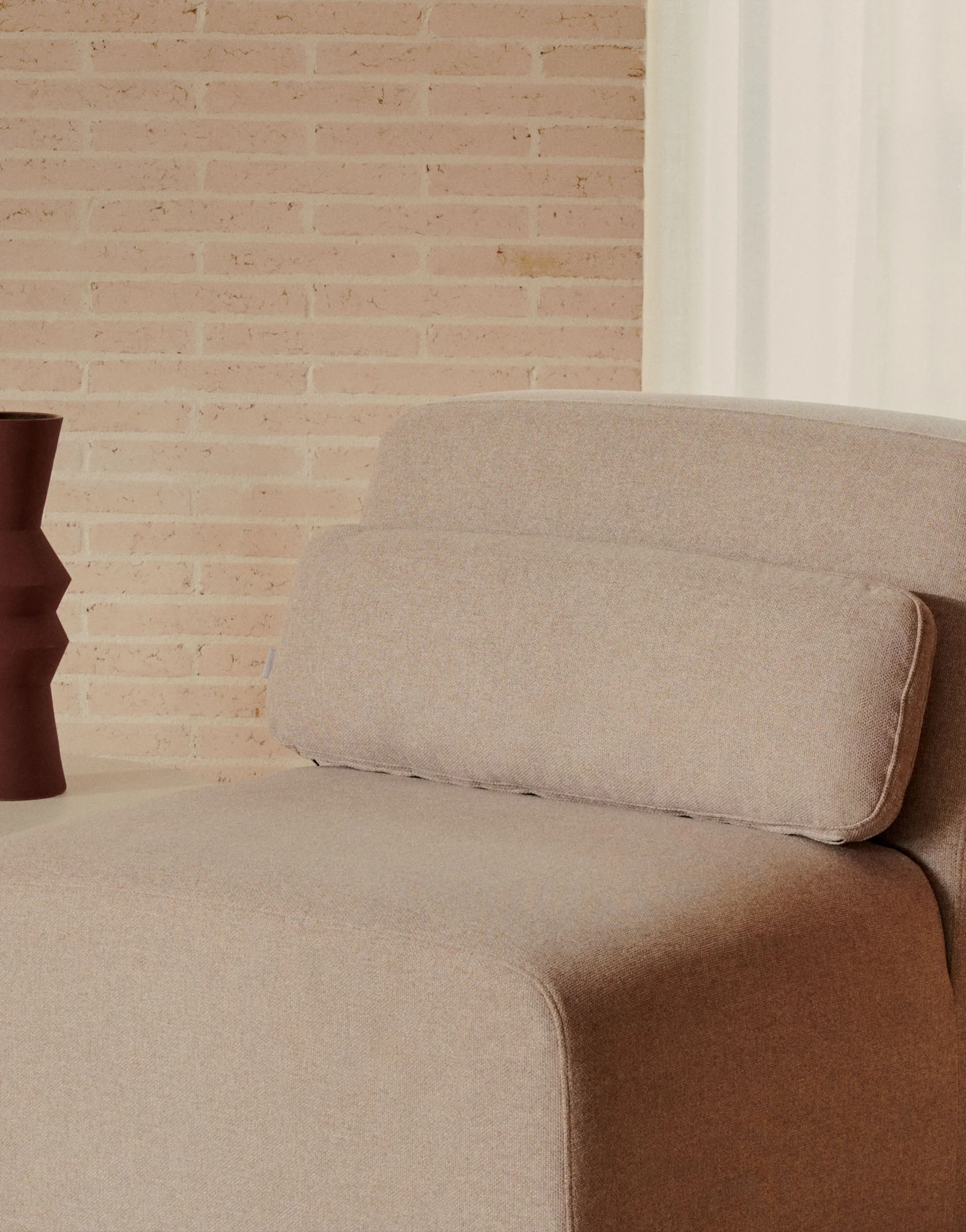 Neom Kissen in Beige 24 x 72 cm - Image 3