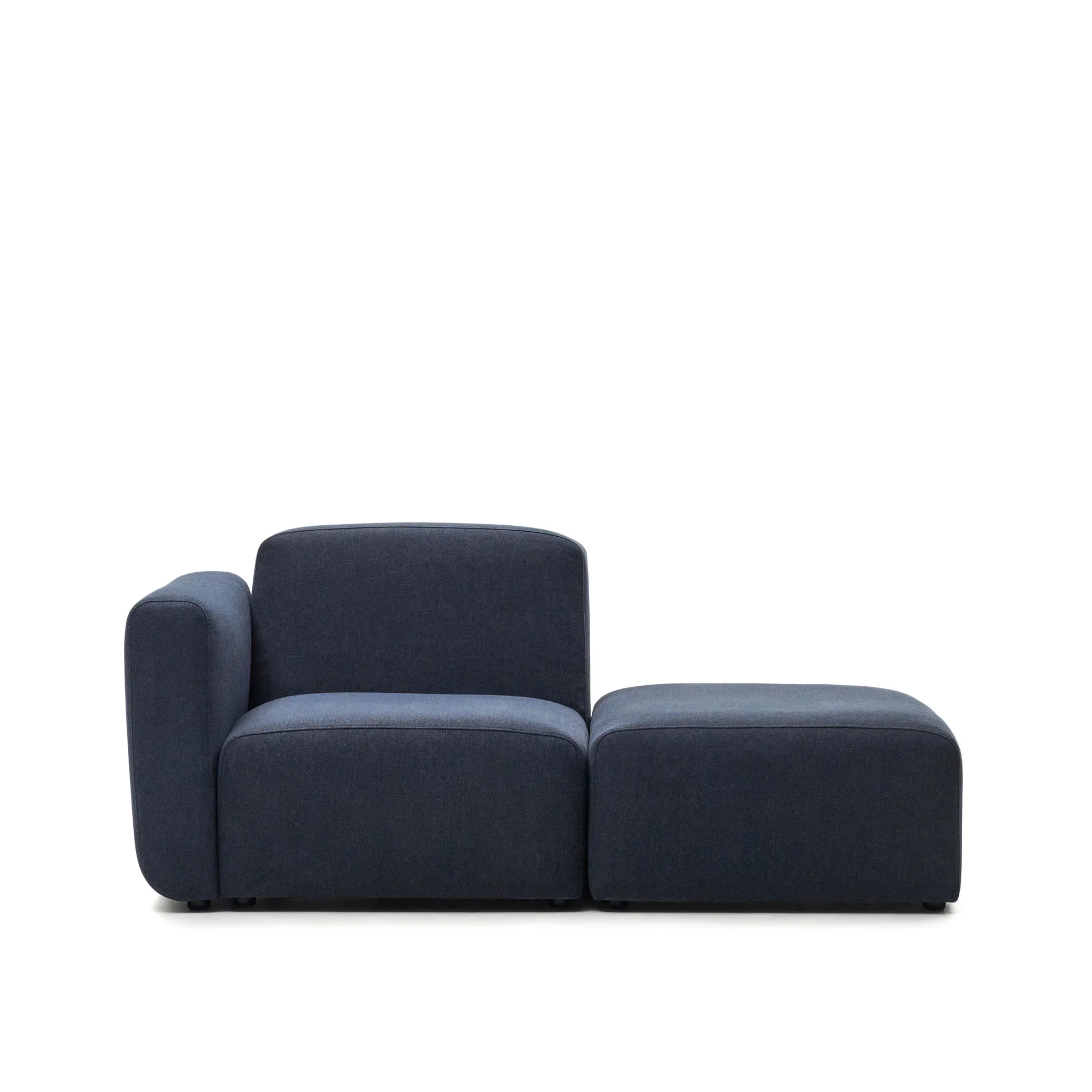 Neom modulares 1-Sitzer-Sofa mit Randmodul Blau 169 cm