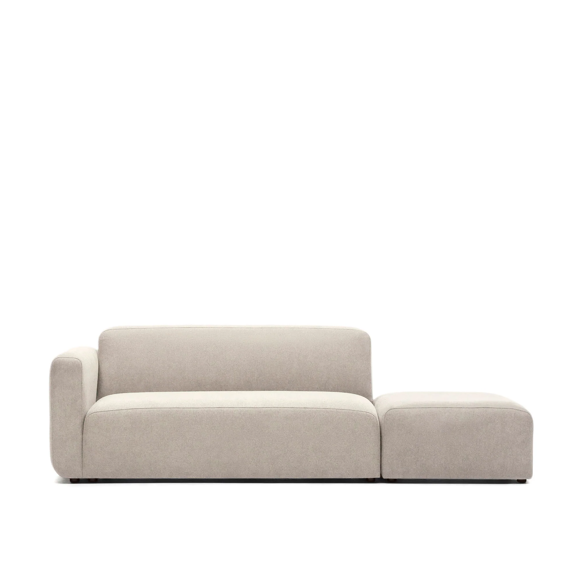 Neom modulares 2-Sitzer-Sofa mit Randmodul Beige 244 cm