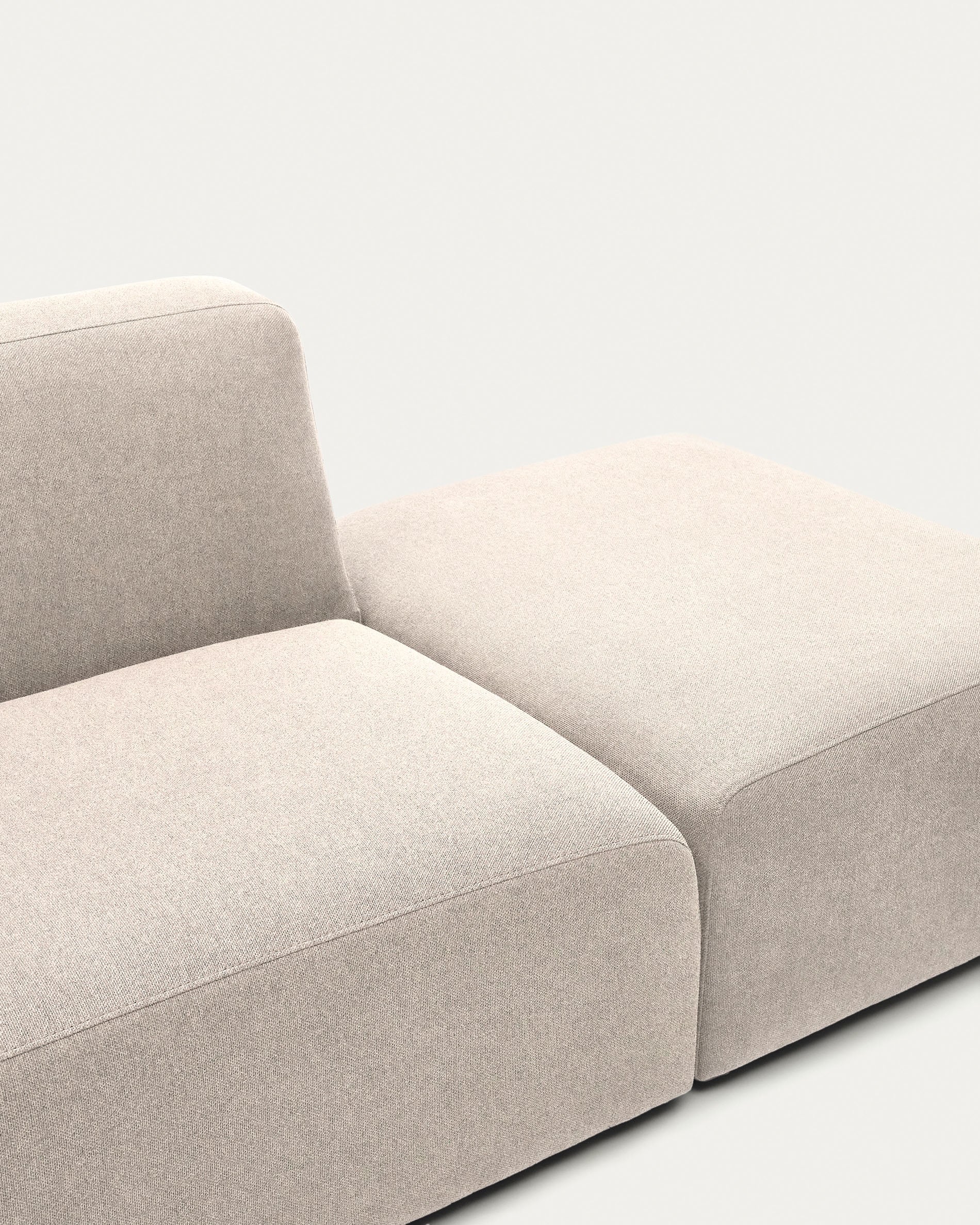 Neom modulares 2-Sitzer-Sofa mit Randmodul Beige 244 cm - Image 5