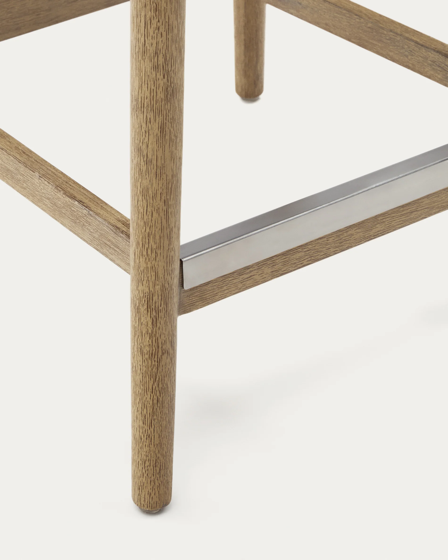 Nina Hocker massives Akazienholz naturfarbenes Finish und Seil schwarz Höhe 62 cm FSC 100% - Image 10
