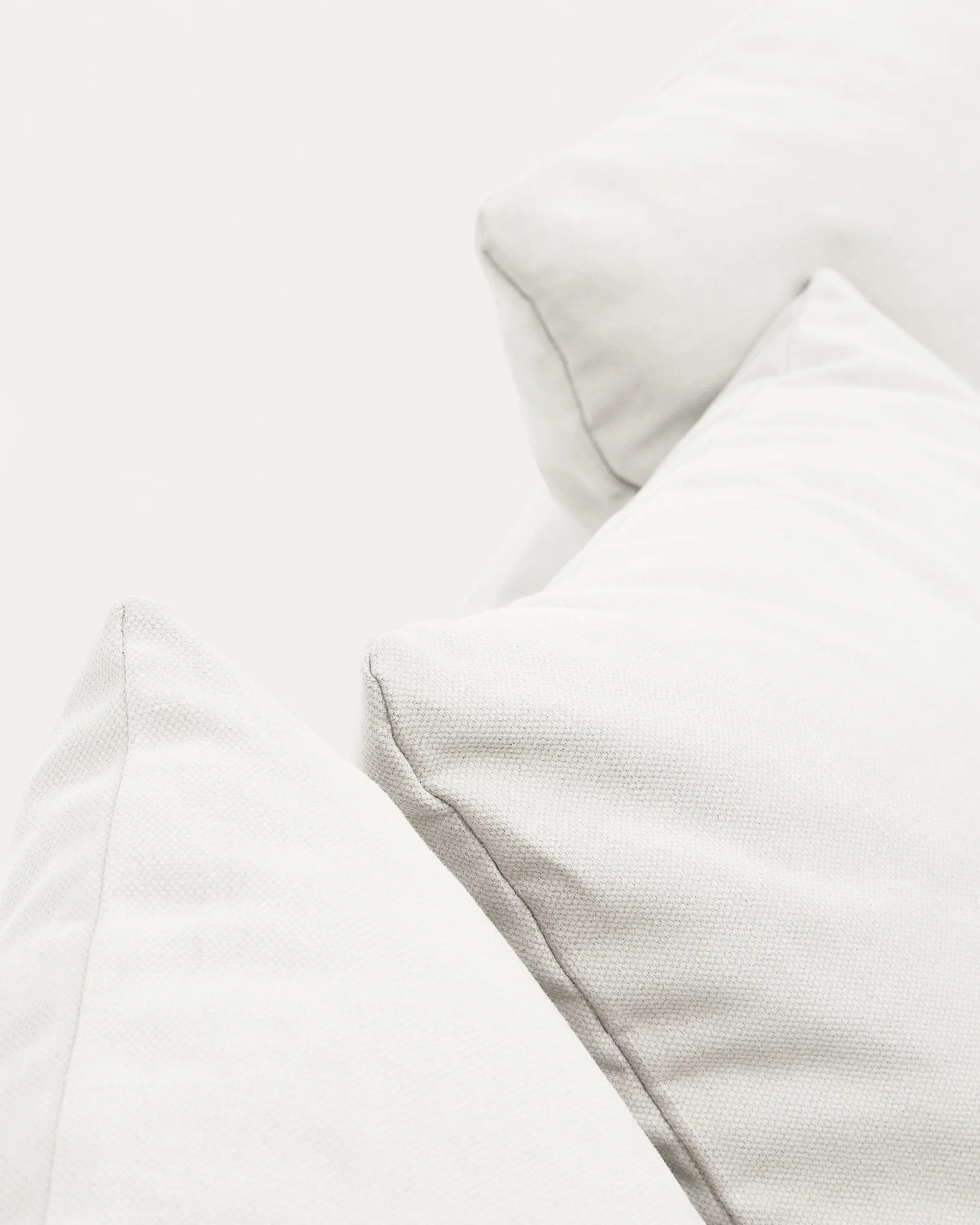 Nora 3 Sitzer Sofa mit abziehbaren Kissenbezügen aus Leinen und Baumwolle naturfarben 240 cm - Image 9