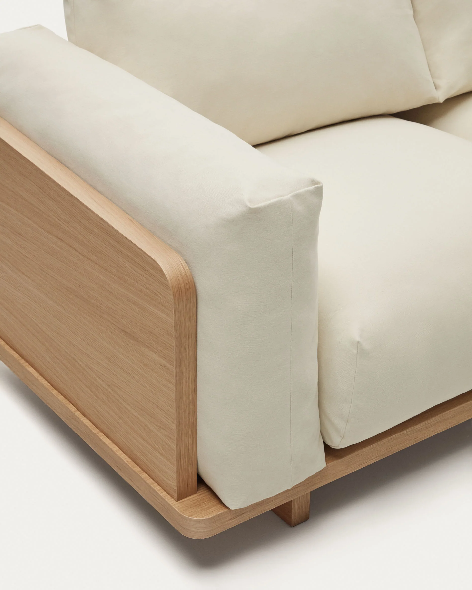 Oaq 3-Sitzer-Sofa beige 225 cm - Image 10