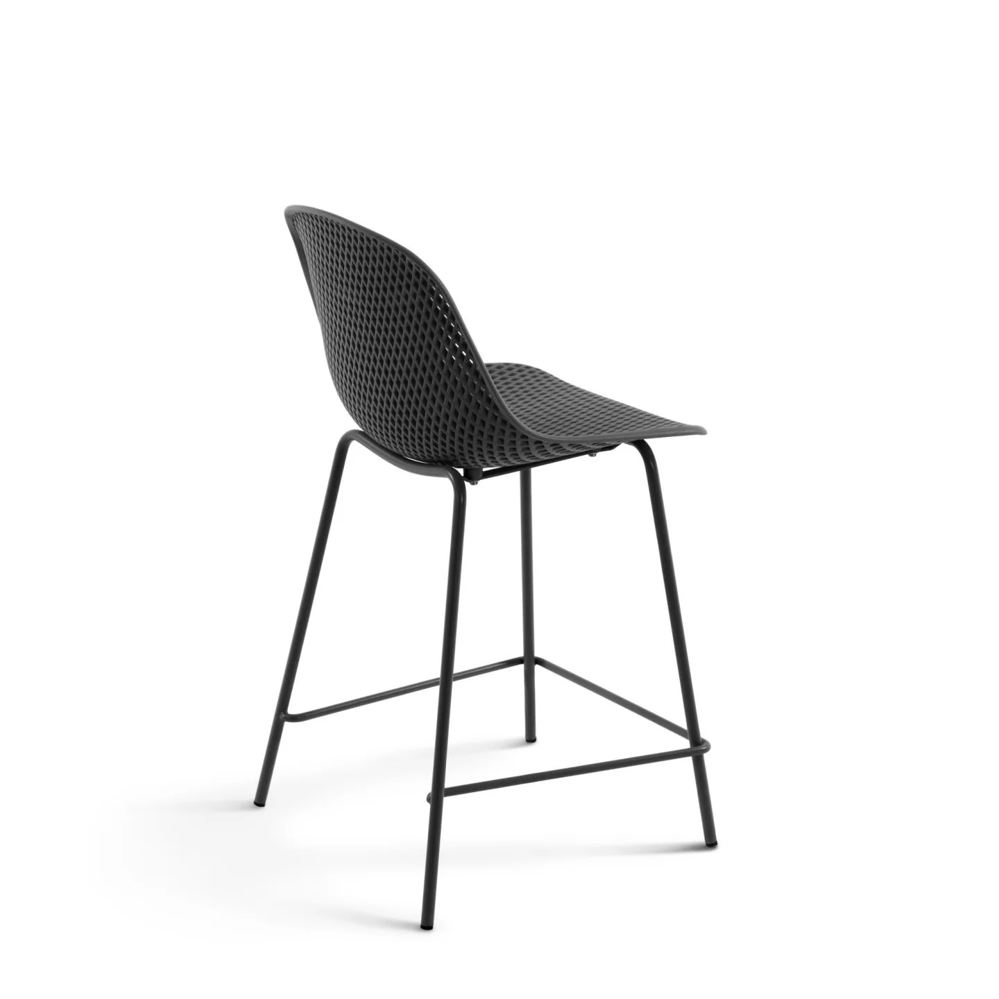 Outdoor Hocker Quinby grau Höhe 65 cm - Image 5
