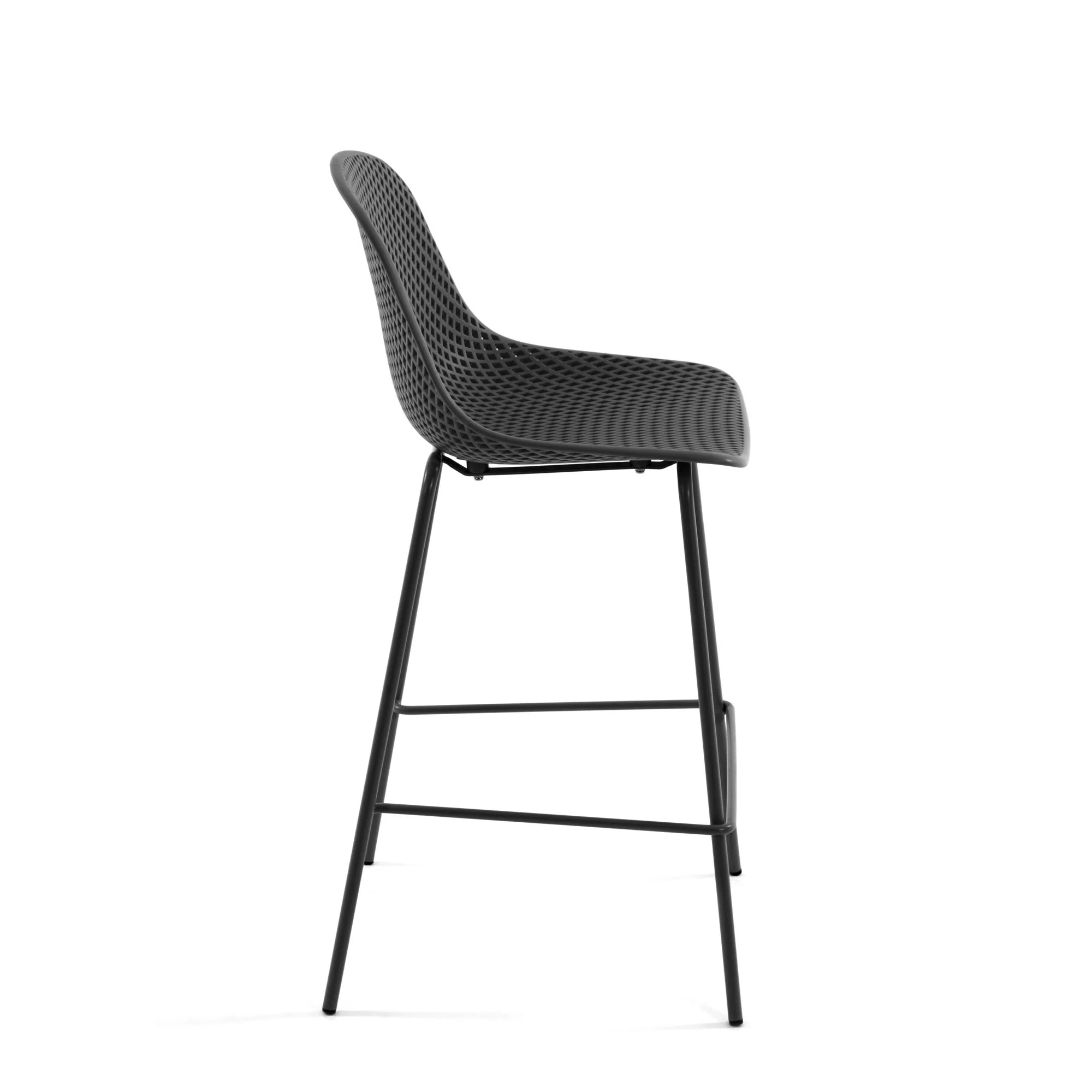 Outdoor Hocker Quinby grau Höhe 75 cm - Image 6