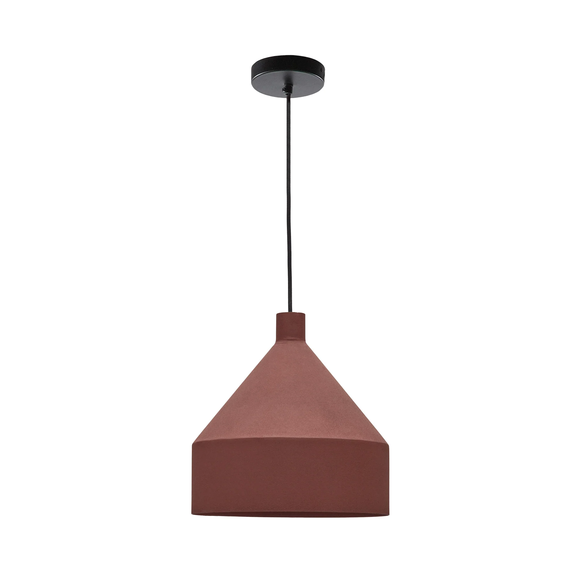 Peralta Deckenleuchte aus Metall mit Finish in Terrakotta Ø 30 cm