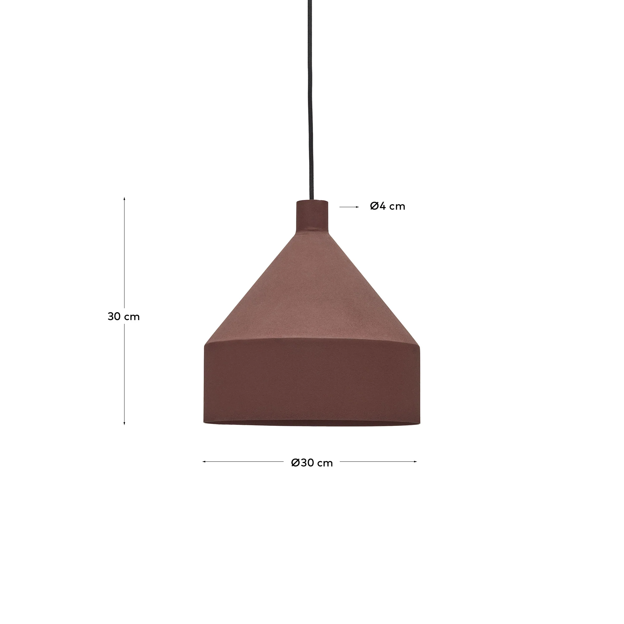 Peralta Deckenleuchte aus Metall mit Finish in Terrakotta Ø 30 cm - Image 8