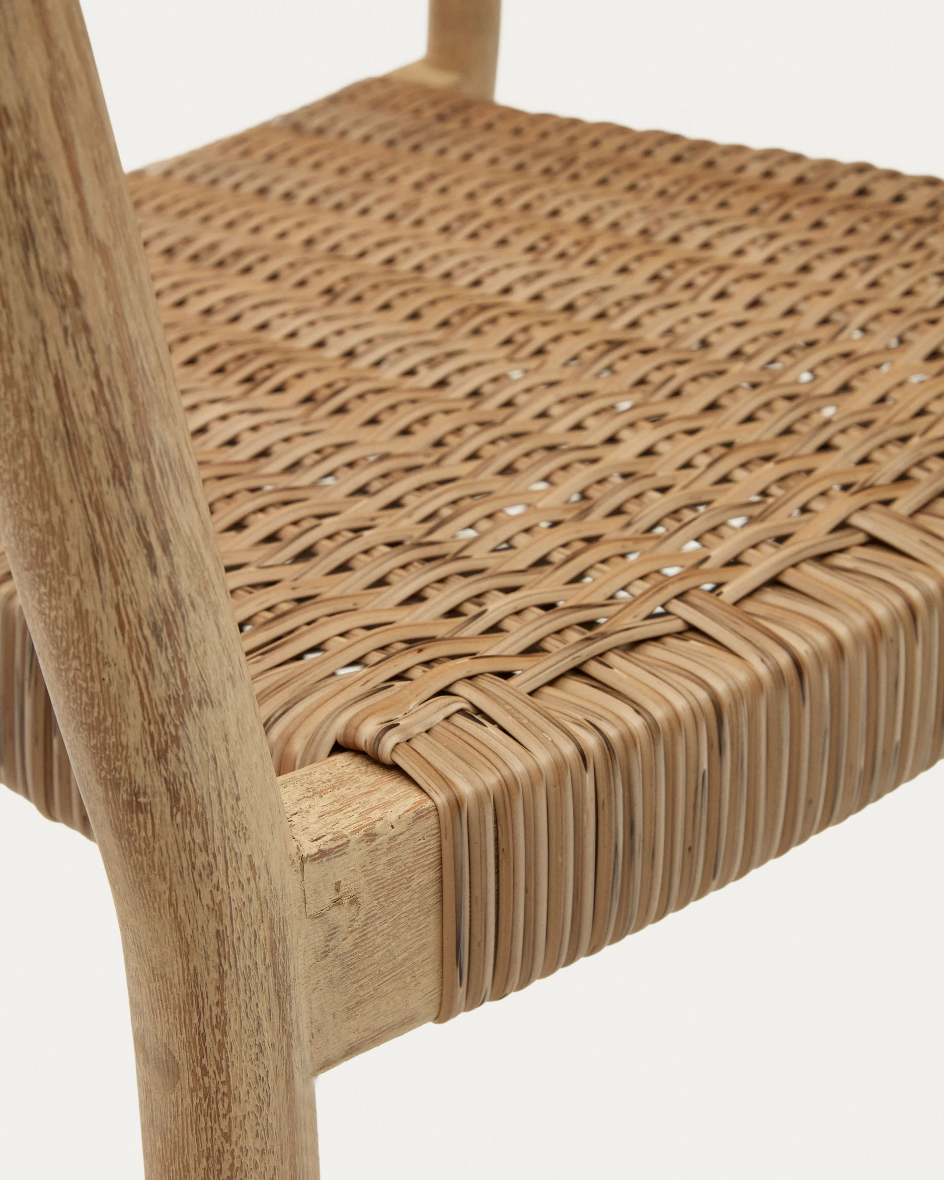 Pola stapelbarer Stuhl 100% Outdoor massiver Eukalyptus 100% FSC Kunstrattan natürliches F - Image 11