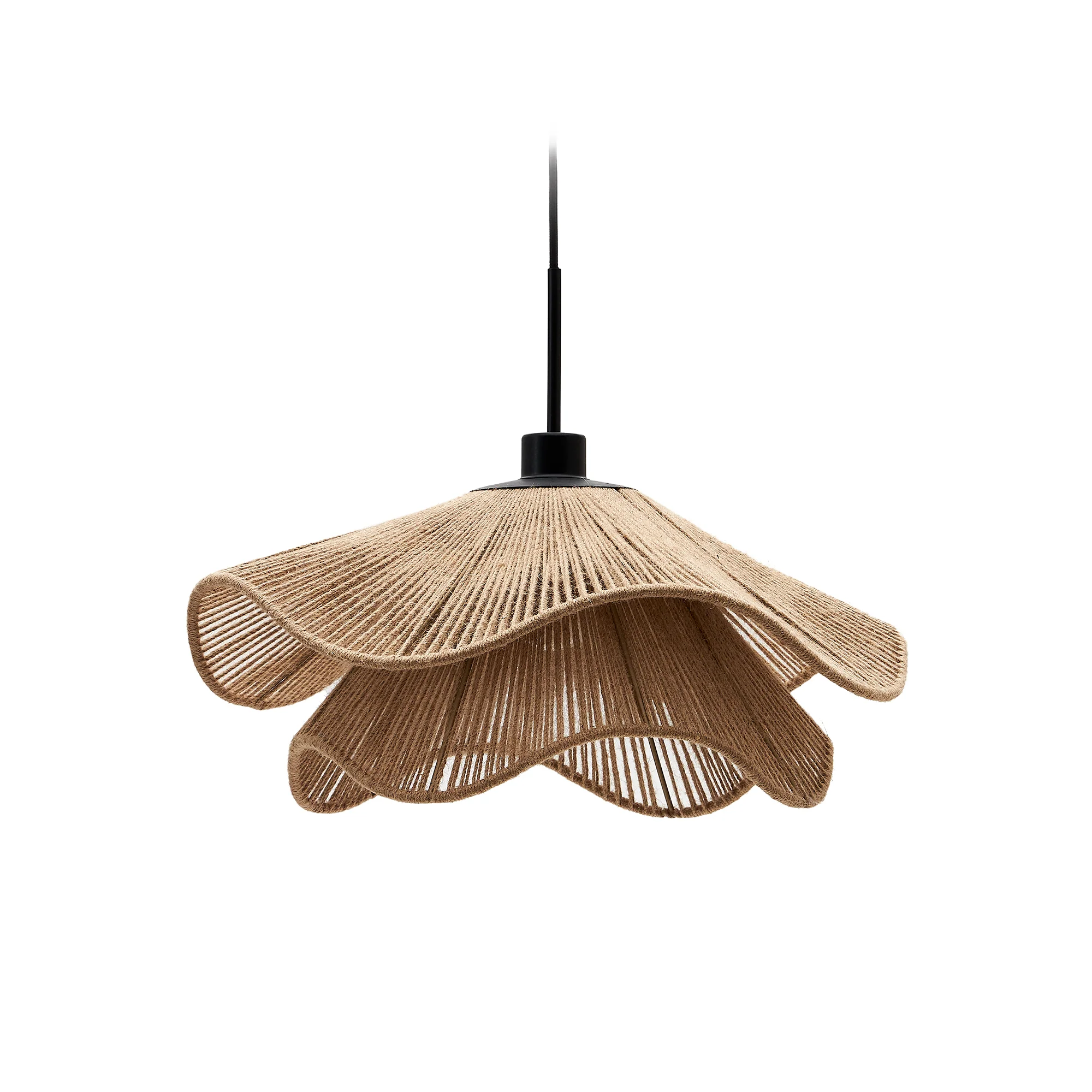 Pontos Lampenschirm für Pendelleuchte aus Jute mit natürlichem Finish Ø 50 cm