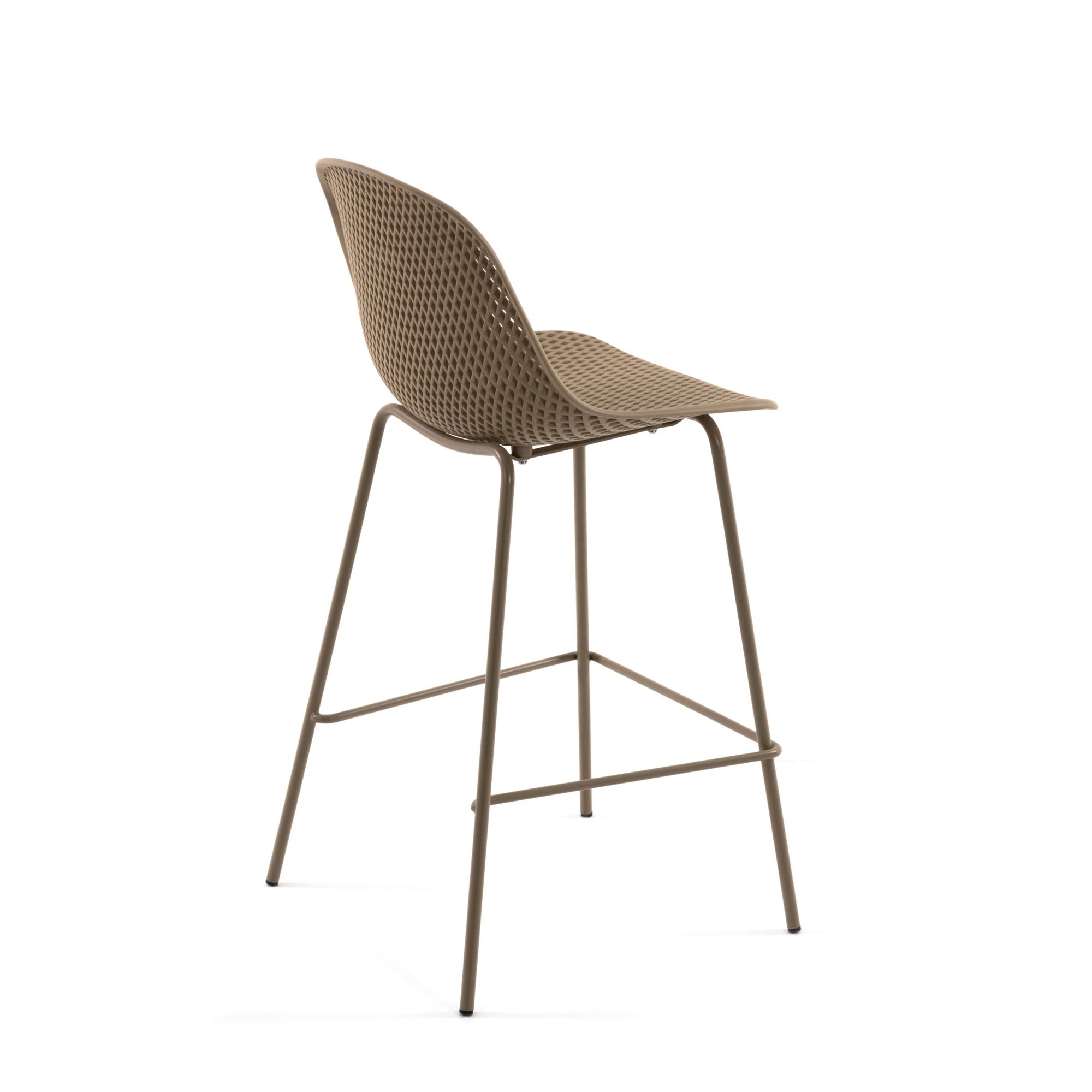 Quinby Barhocker beige Höhe 75 cm - Image 7