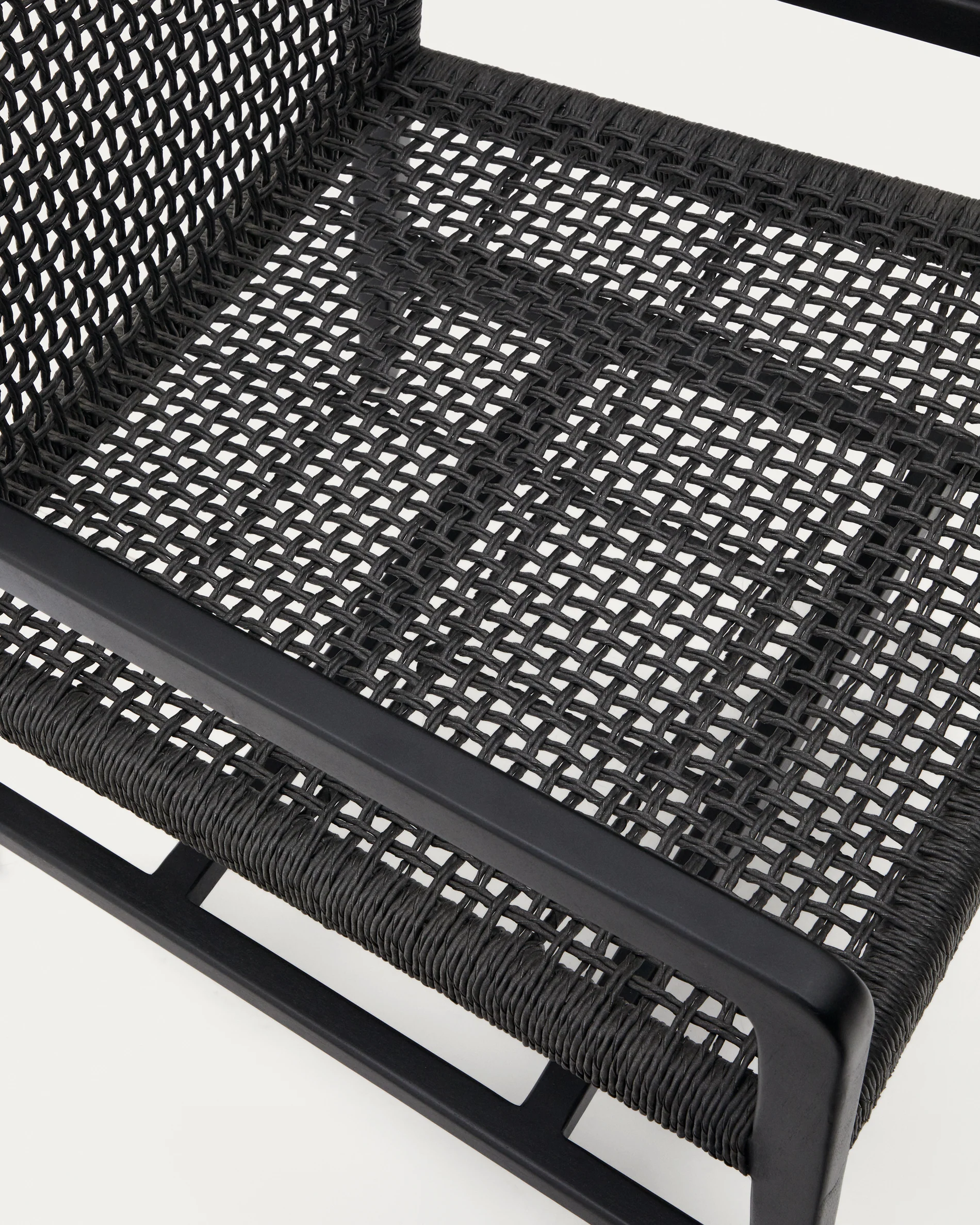 Sabolla Sessel aus massivem Teakholz mit schwarzem Finish - Image 10