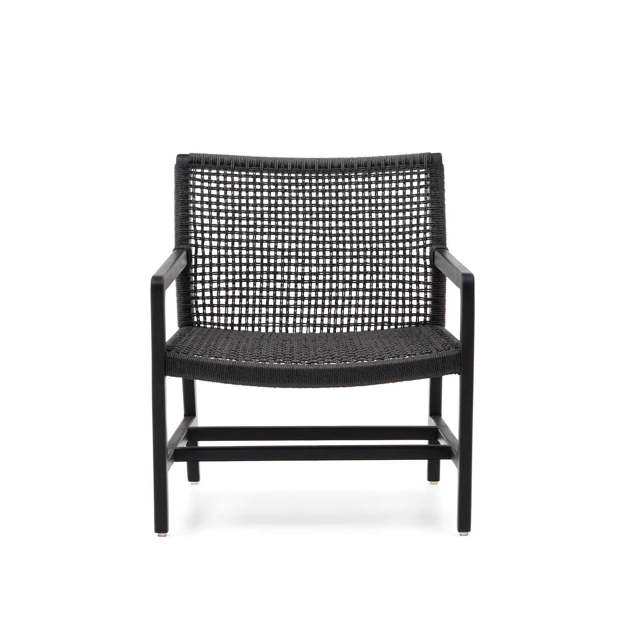 Sabolla Sessel aus massivem Teakholz mit schwarzem Finish - Image 6