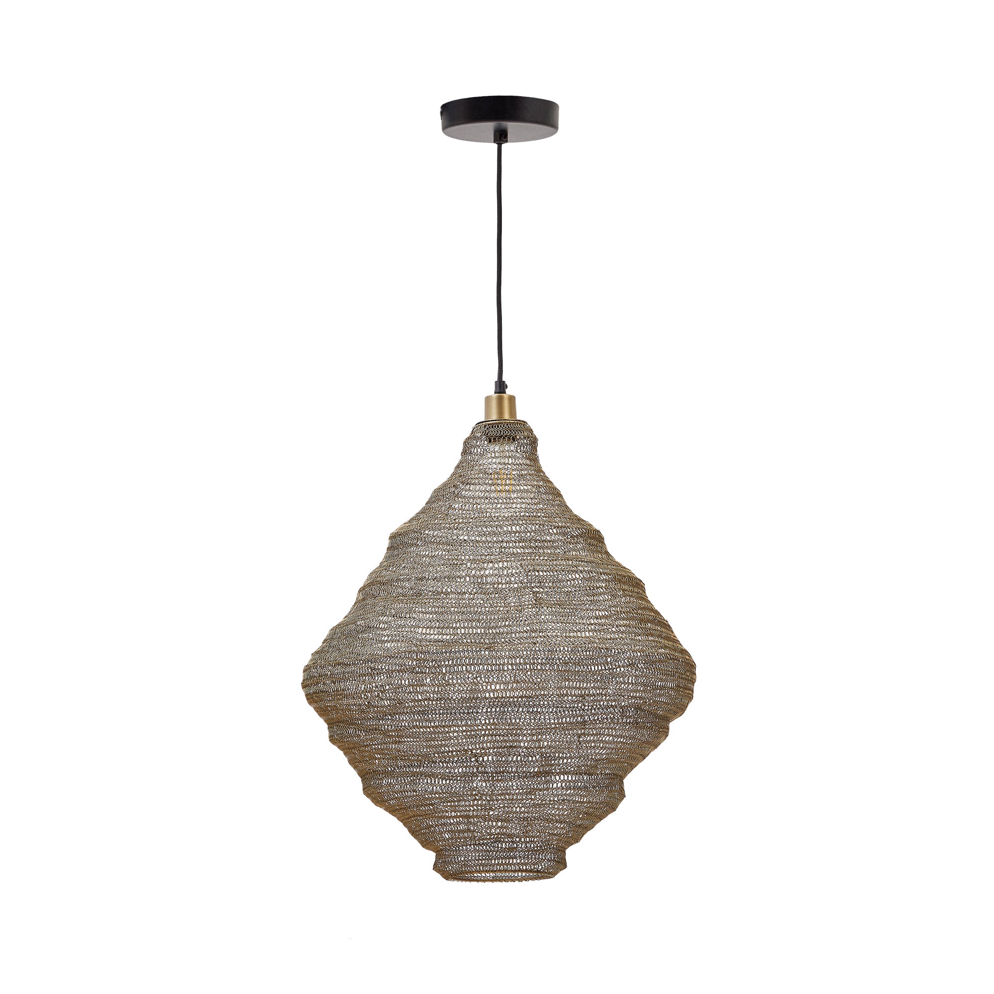Sarraco Deckenlampe aus Metall goldfarben Ø 48,5 cm