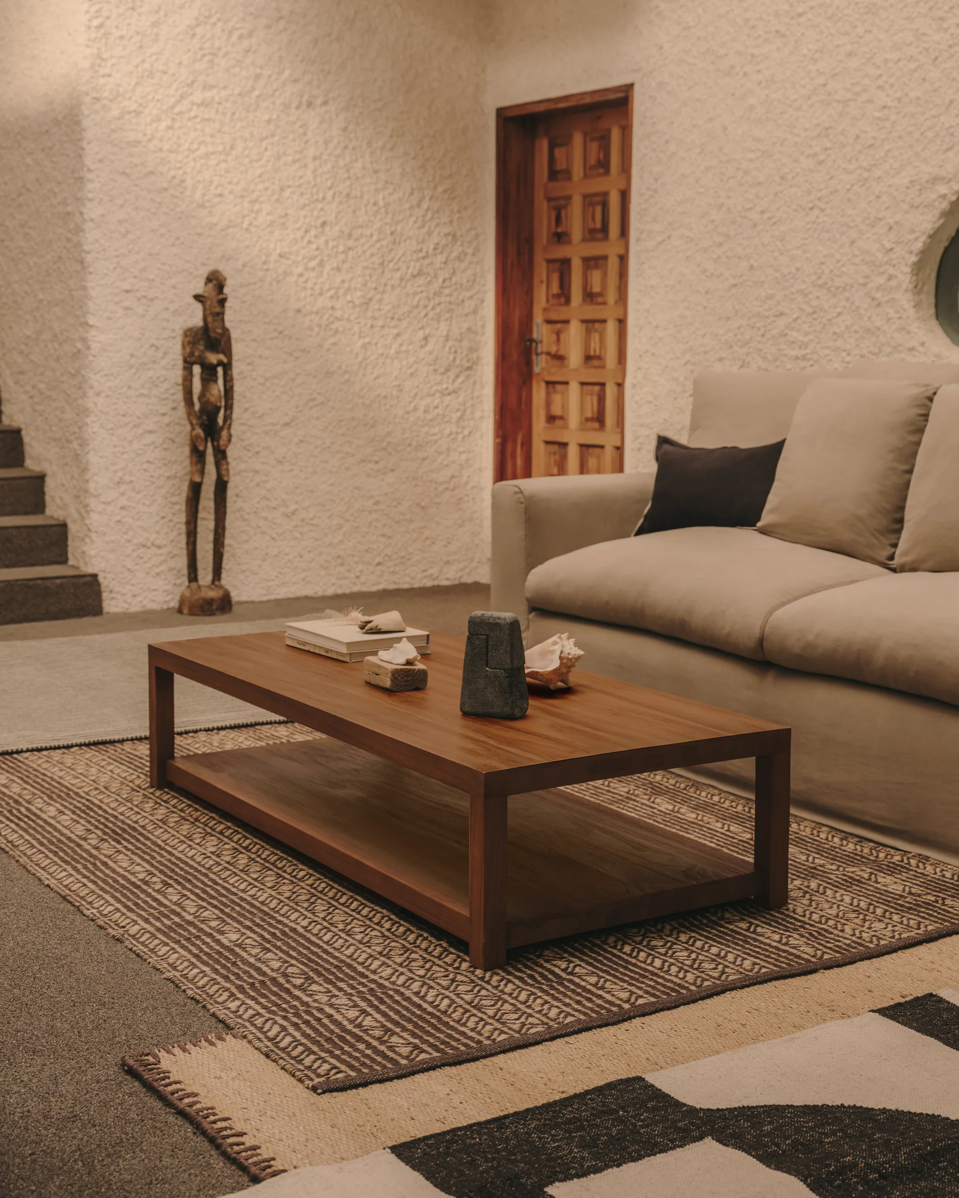 Sashi Couchtisch aus massivem Teakholz 150 x 70 cm - Image 3