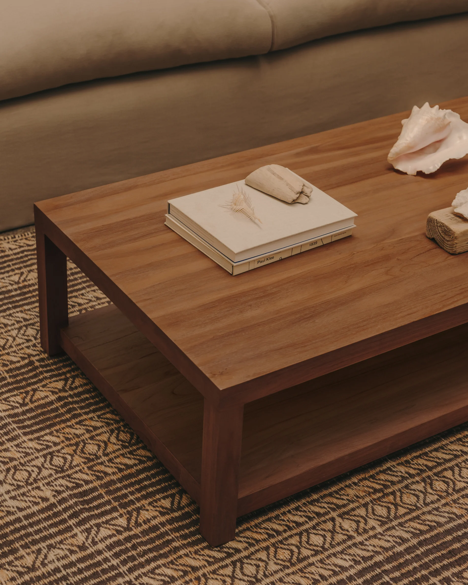 Sashi Couchtisch aus massivem Teakholz 150 x 70 cm - Image 4