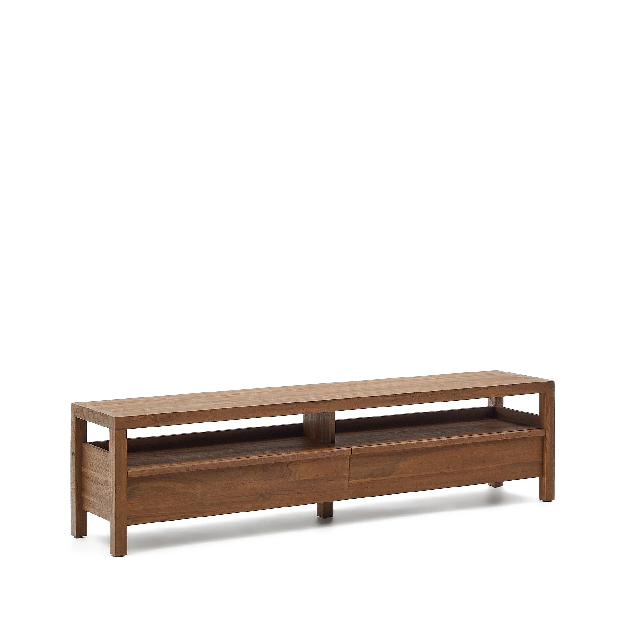 Sashi TV-Möbel aus massivem Teakholz 200 x 40 cm - Image 5