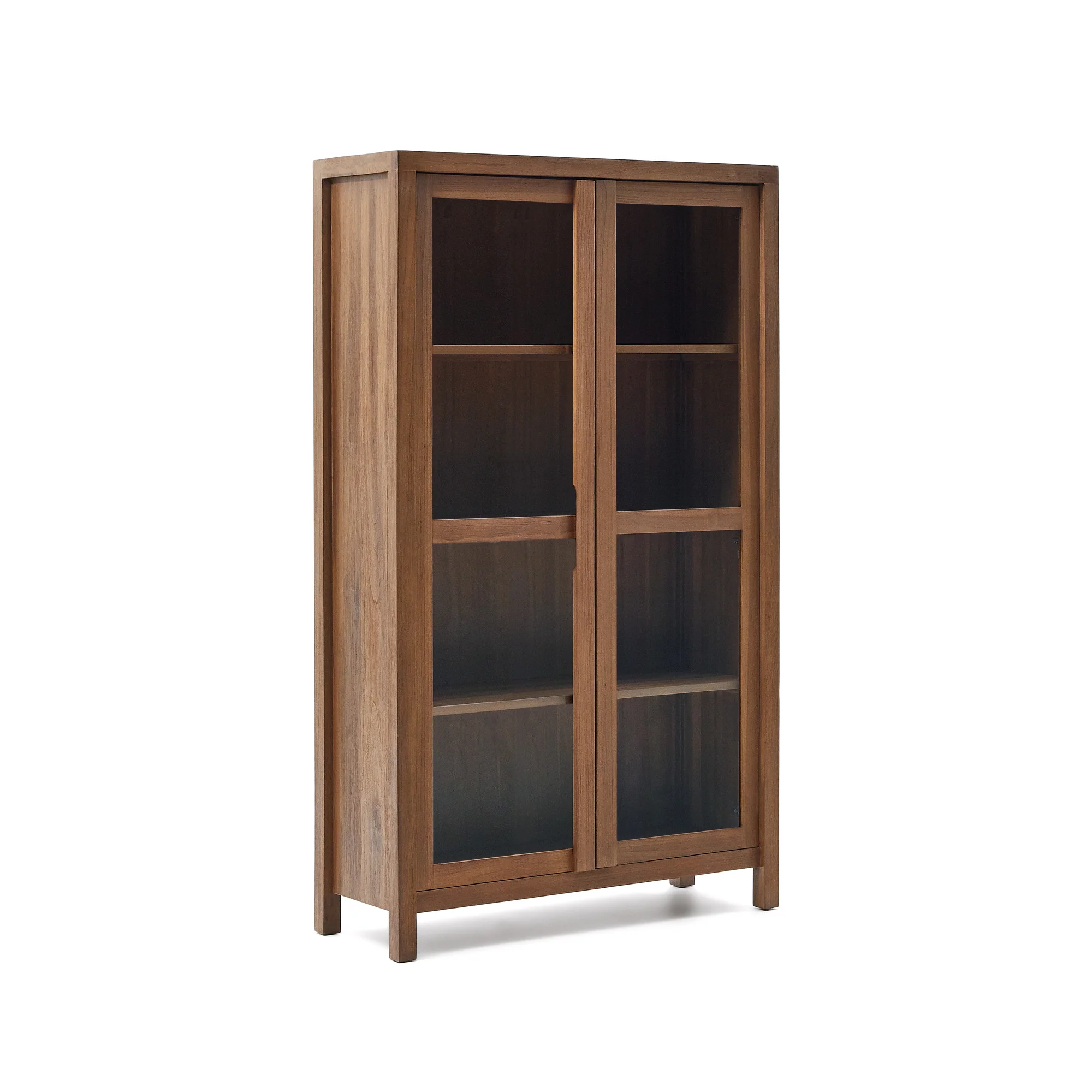 Sashi Vitrine aus massivem Teakholz 110 x 185 cm - Image 4