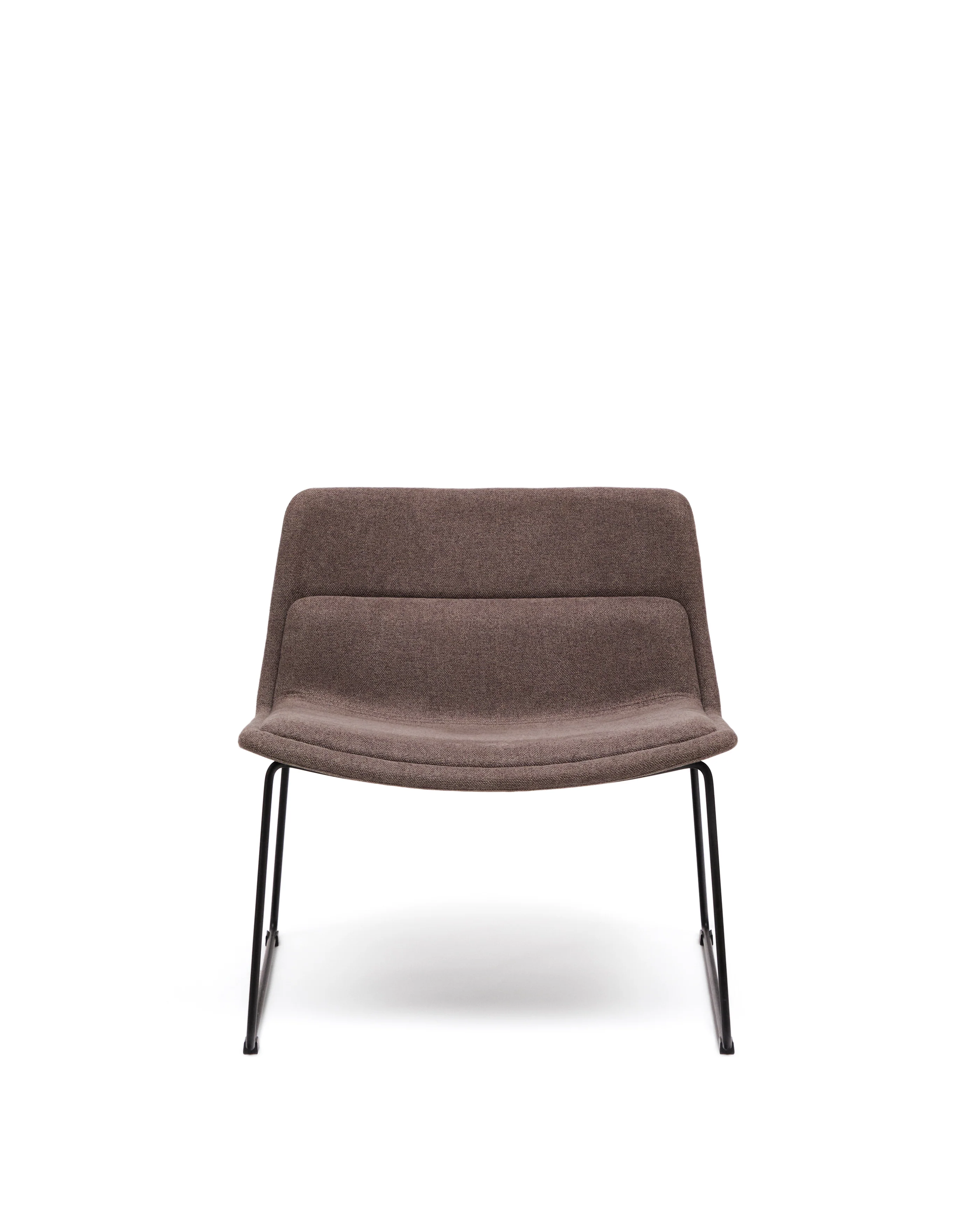 Sessel Zahara aus braunem Stahl mit schwarzem Finish FSC 100% - Image 2