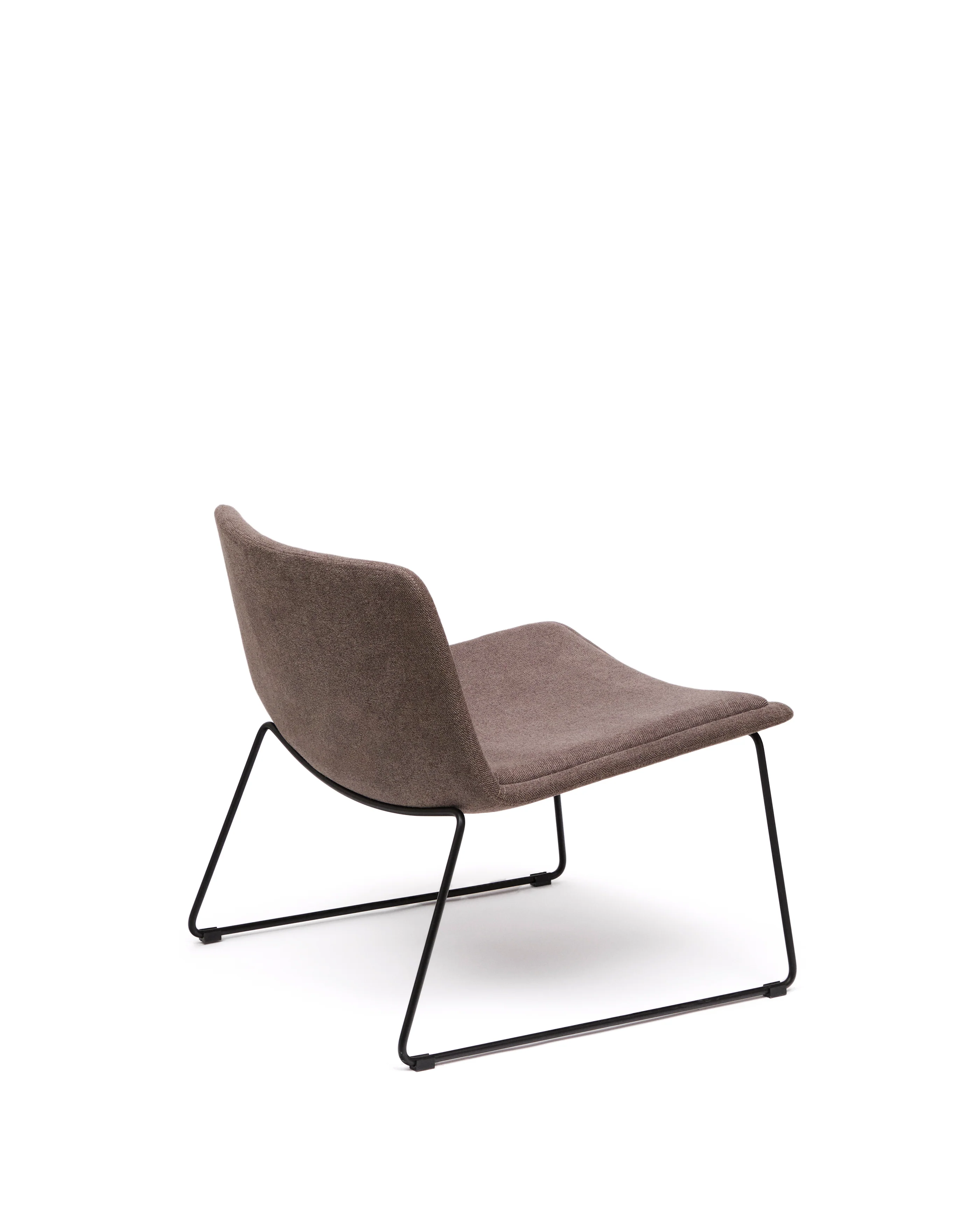 Sessel Zahara aus braunem Stahl mit schwarzem Finish FSC 100% - Image 4