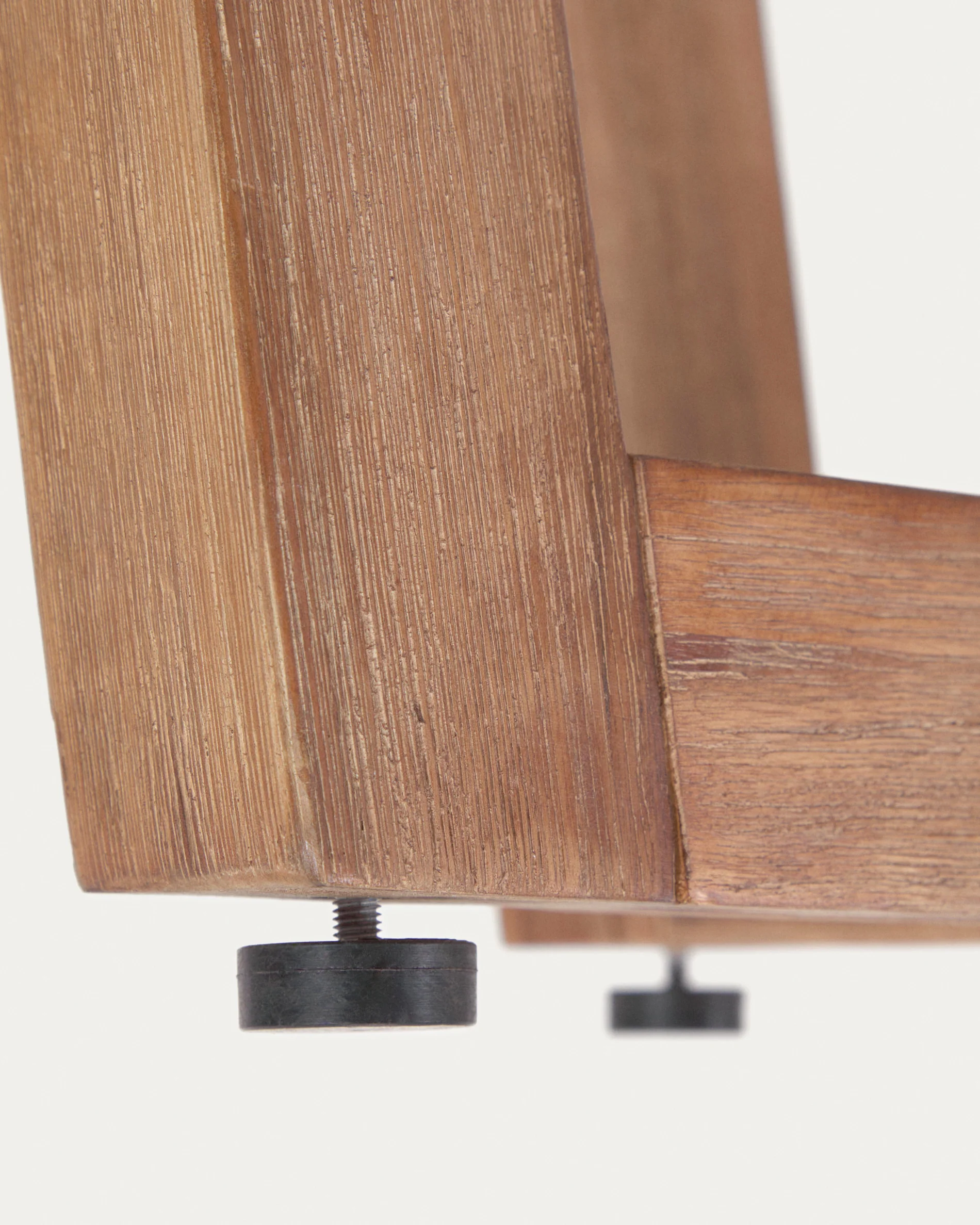 Shanelle runder Tisch aus schwarzem Terrazzo und massivem Akazienholz Ø 120 cm - Image 6