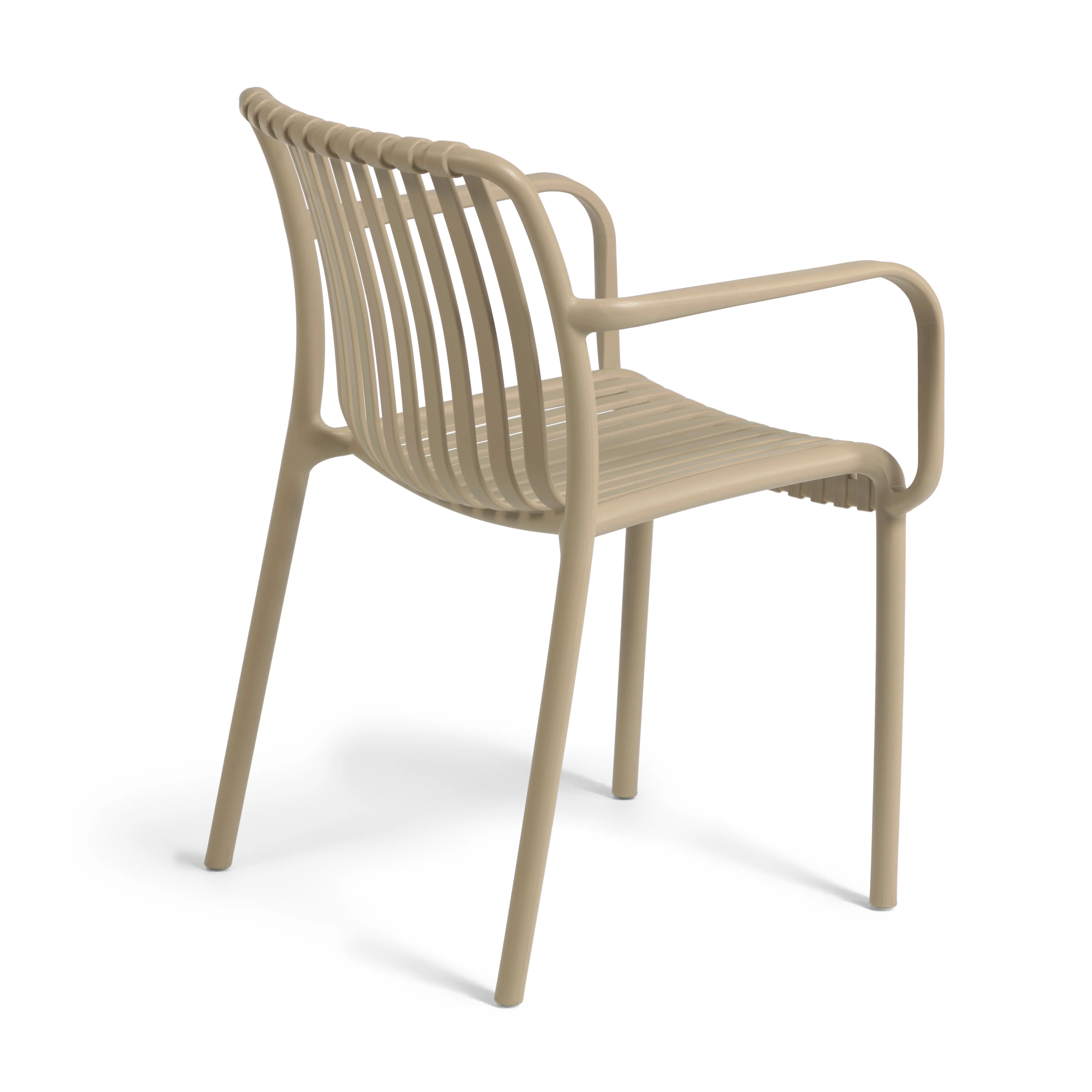 Stapelbarer Outdoor Stuhl Isabellini beige - Image 9