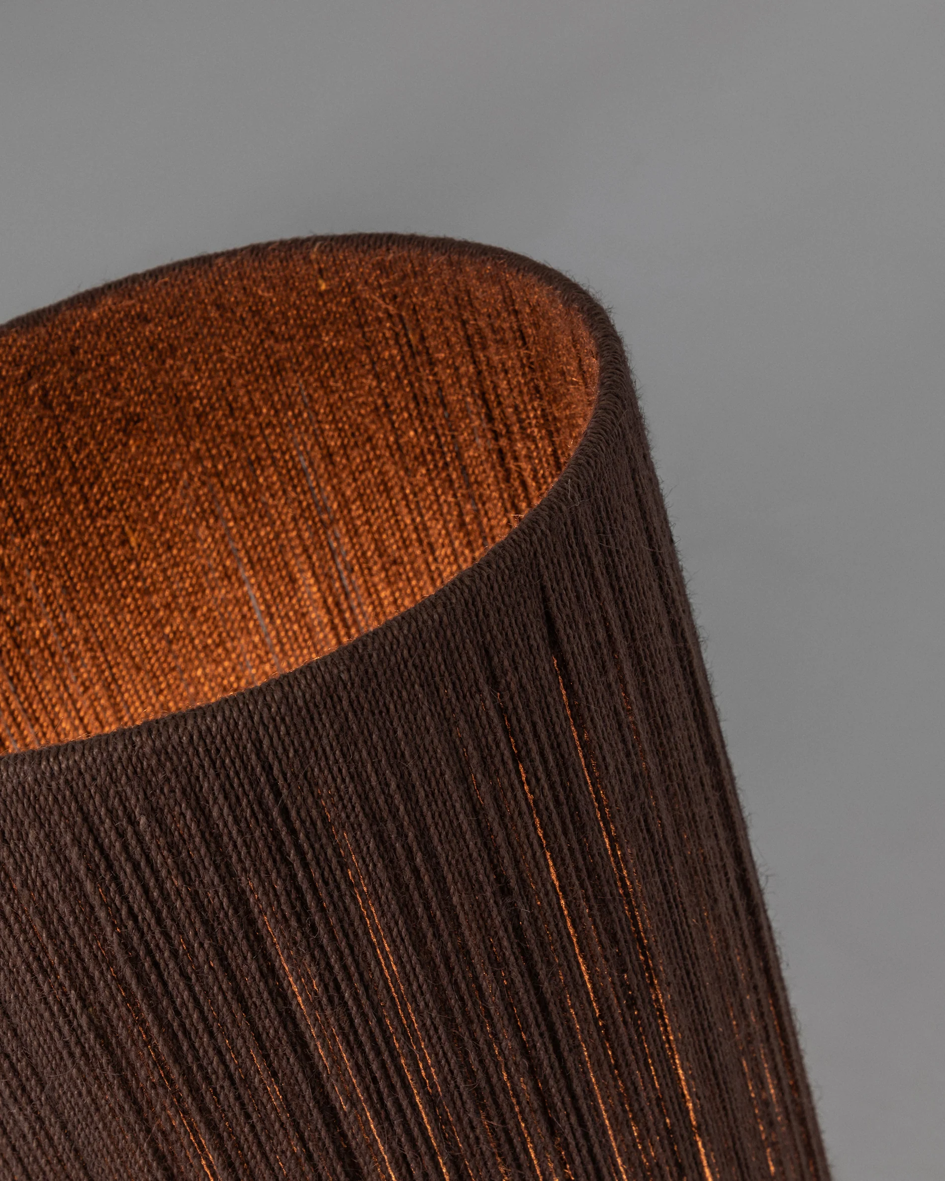 Stehlampe Kor aus Akazienholz mit dunklem Finish und Jute - Image 7