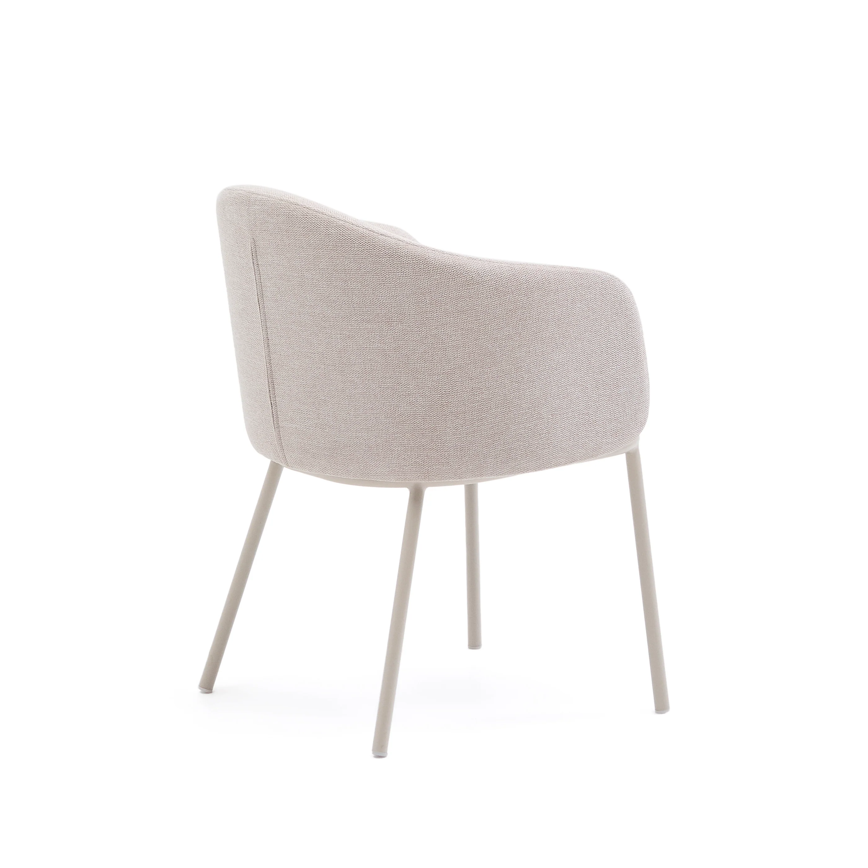 Stuhl Minda beige mit Stahlbeinen in Beige FSC Mix Credit - Image 3