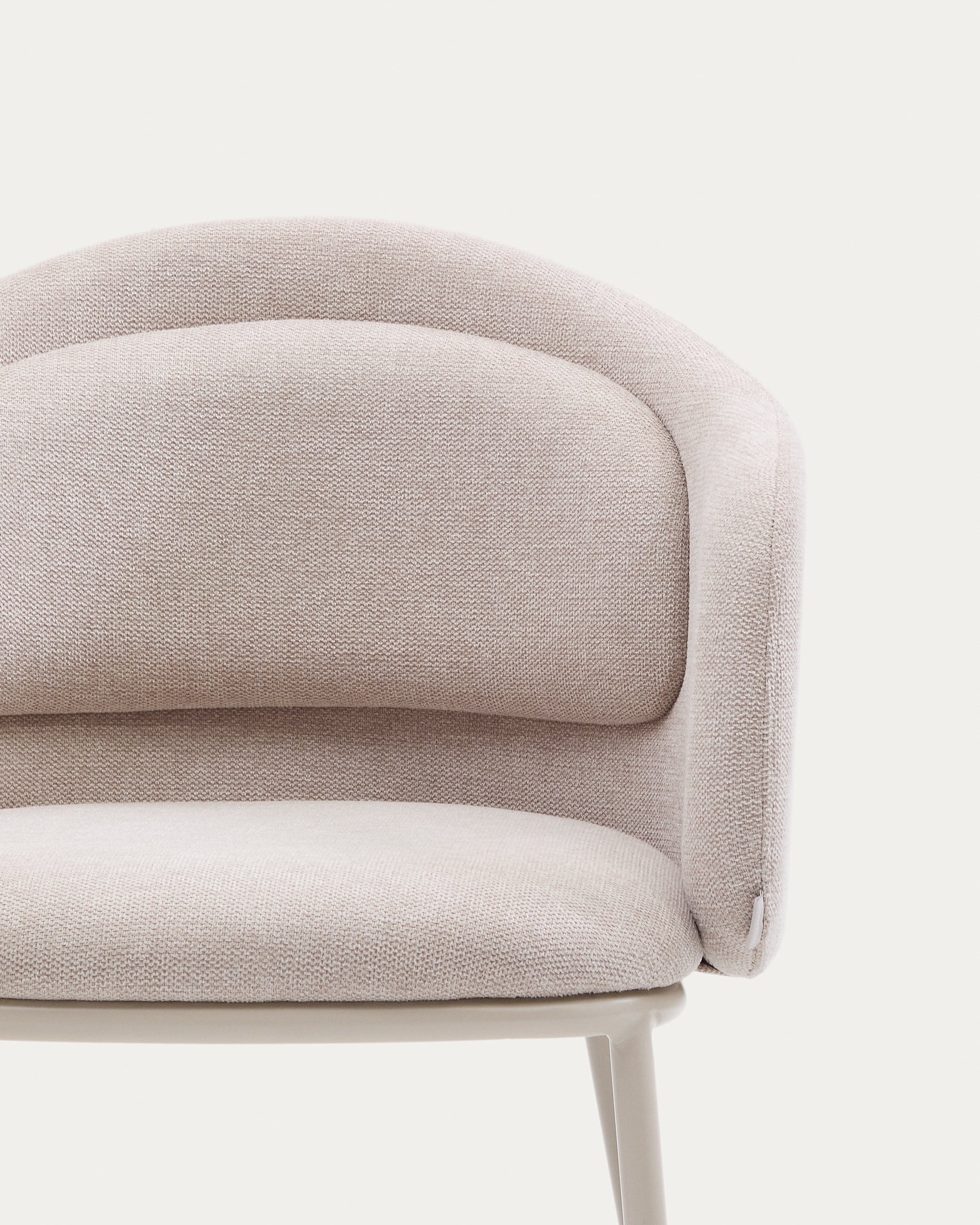 Stuhl Minda beige mit Stahlbeinen in Beige FSC Mix Credit - Image 9