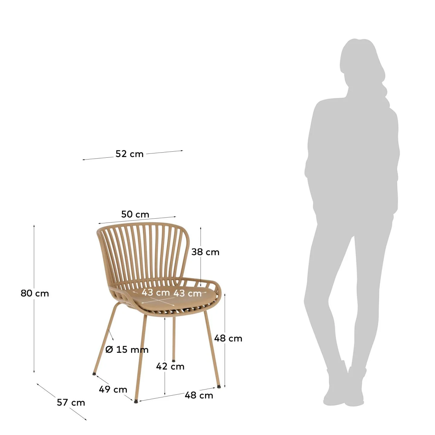 Surpik Stuhl beige - Image 5