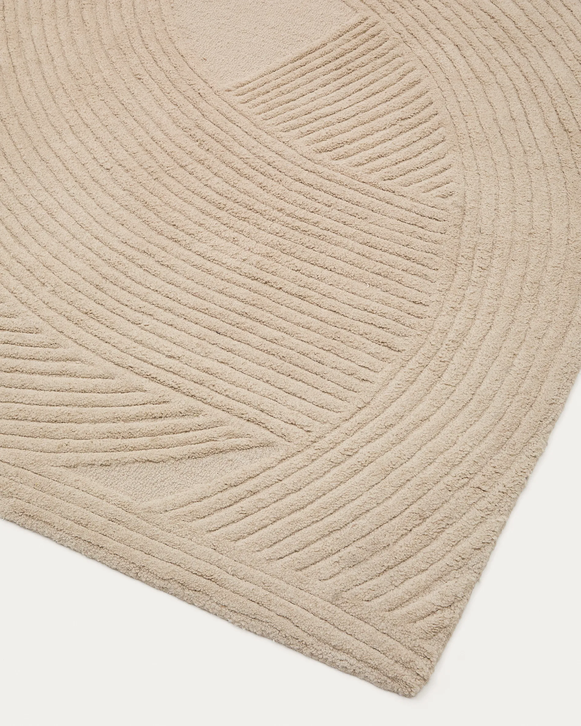 Teppich Domm aus Wolle weiß 200 x 300 cm - Image 5
