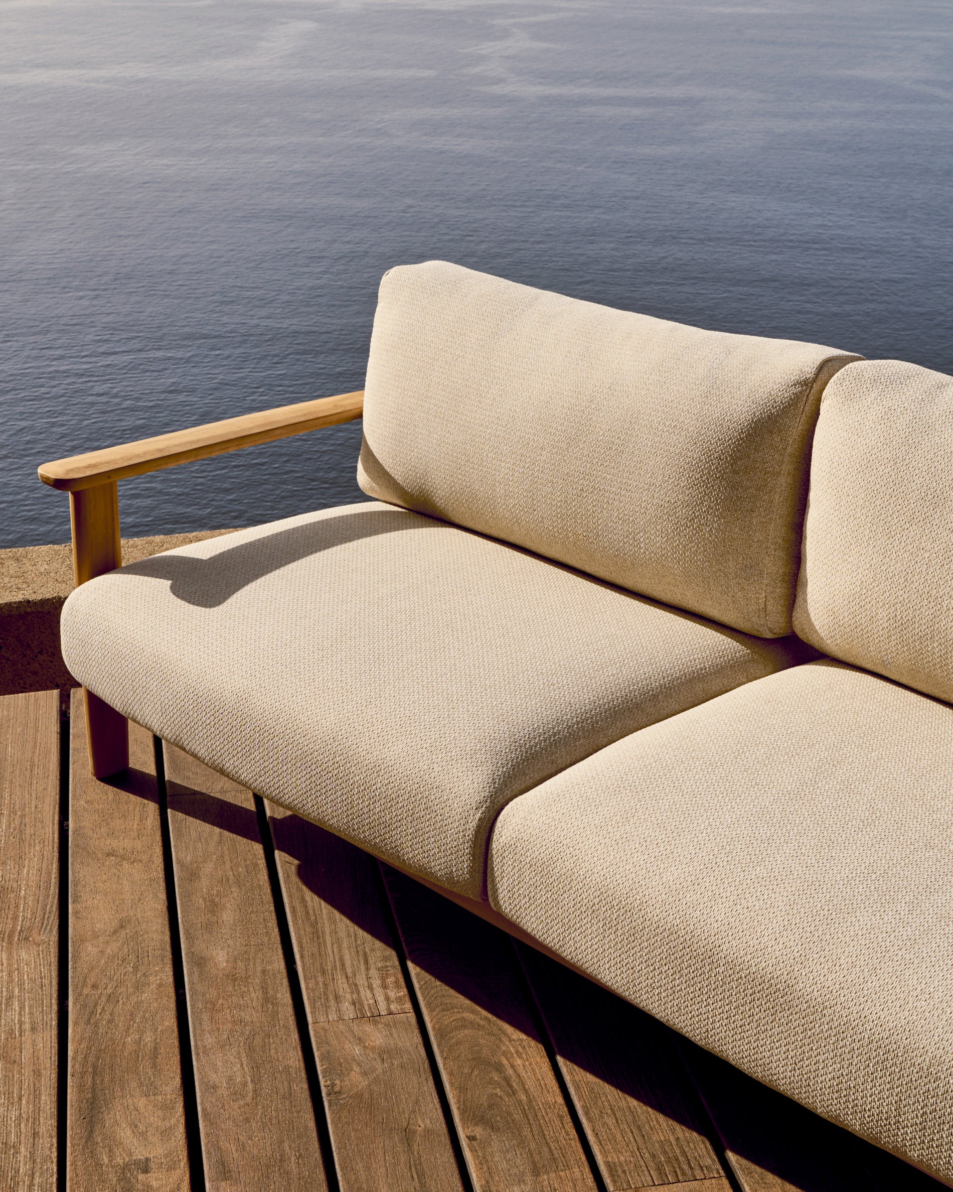 Tirant 3-Sitzer-Sofa aus massivem Teakholz FSC 100% 212 cm - Image 3
