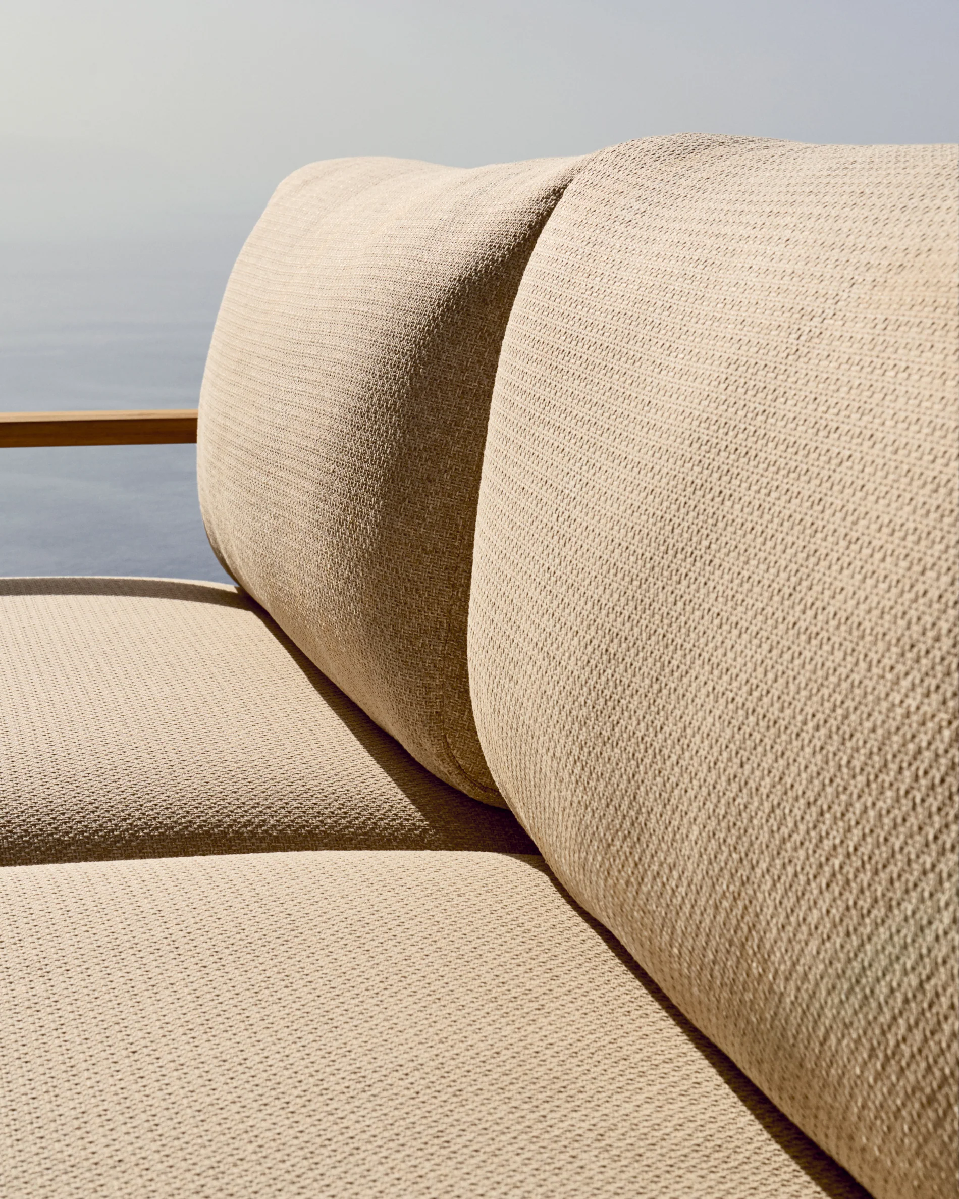Tirant 3-Sitzer-Sofa aus massivem Teakholz FSC 100% 212 cm - Image 4