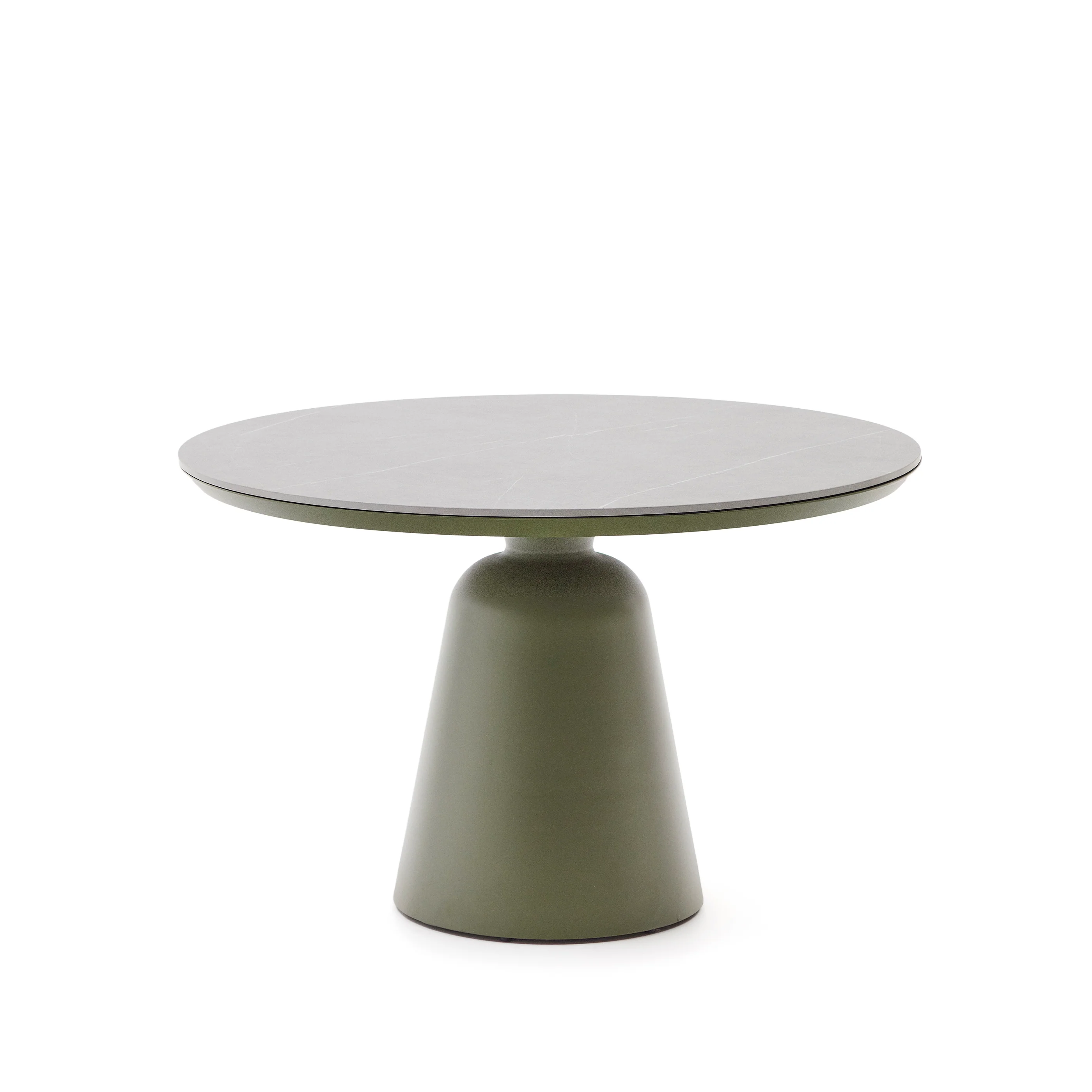 Tudons Outdoor-Tisch aus Aluminium mit grüner Keramikplatte Ø 120 cm - Image 3