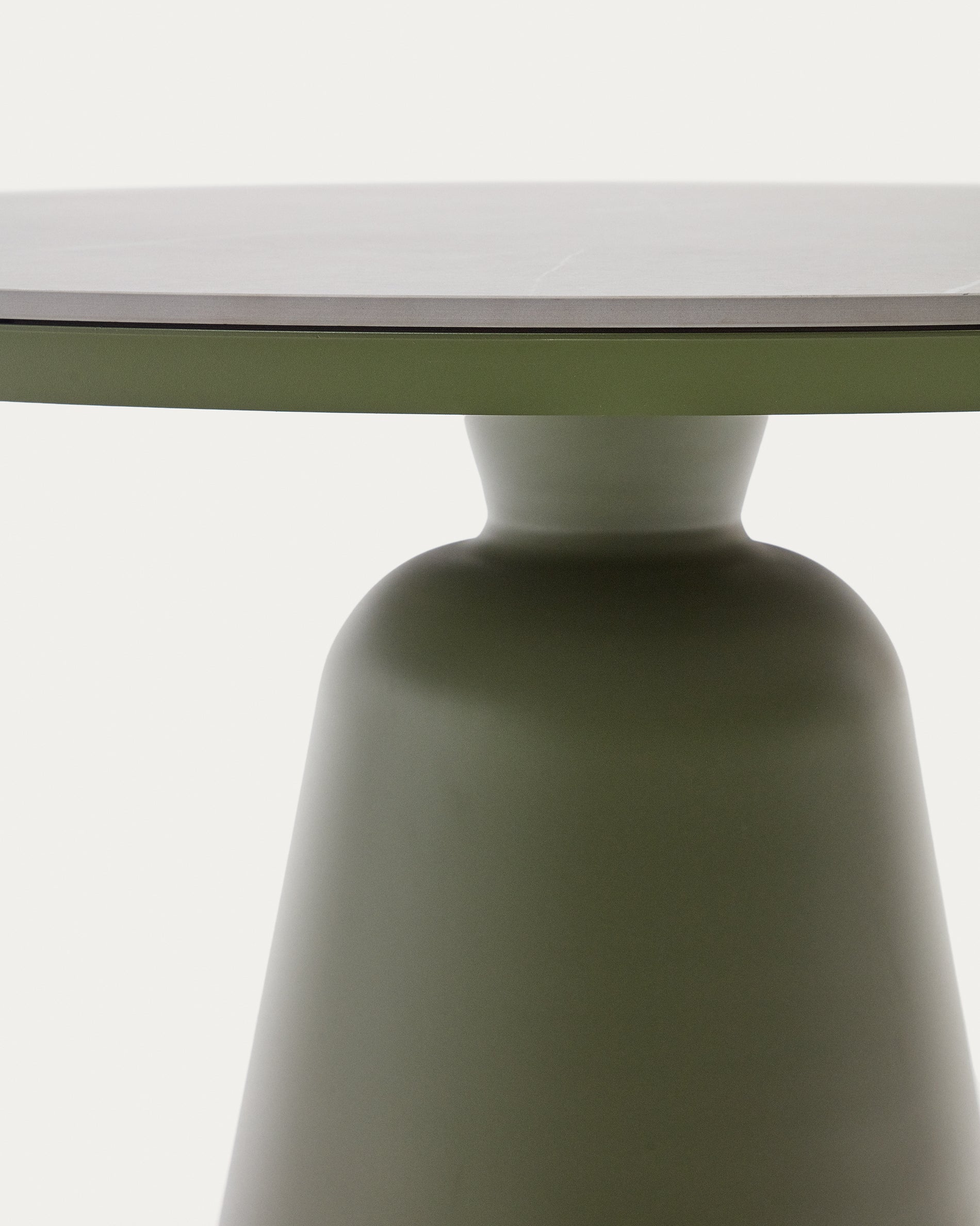Tudons Outdoor-Tisch aus Aluminium mit grüner Keramikplatte Ø 120 cm - Image 5