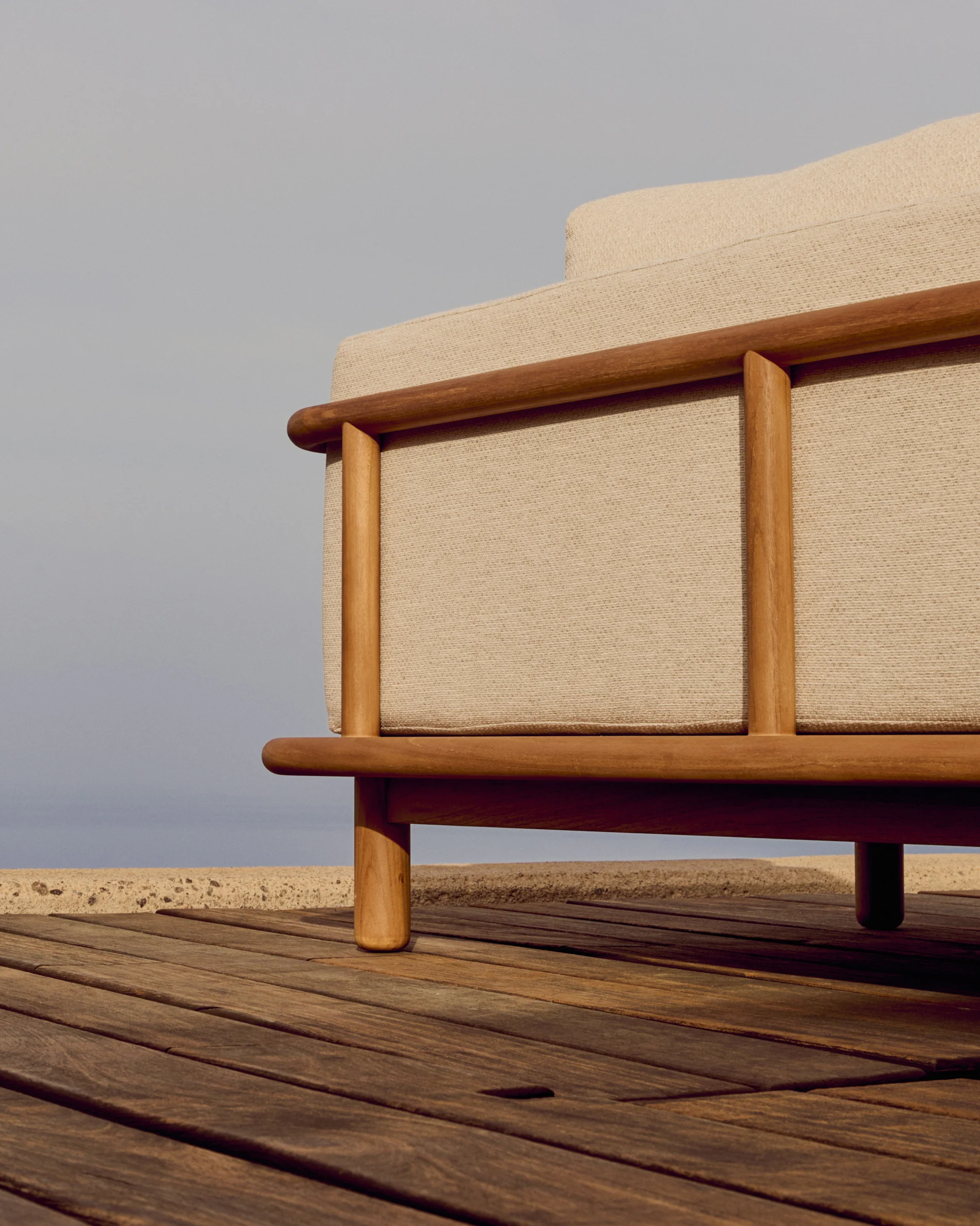 Turqueta 3-Sitzer-Sofa aus massivem Teakholz FSC 100% 230 cm - Image 6